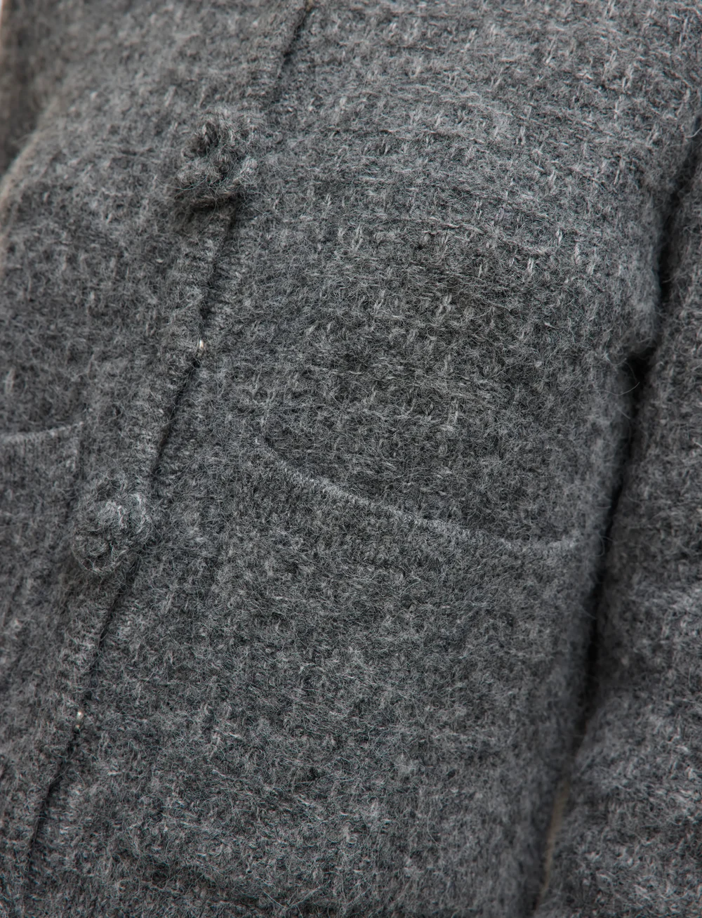 Vero Moda - VMBLOSSOM LS O-NECK CARDIGAN BOO - koftor - medium grey melange - 5