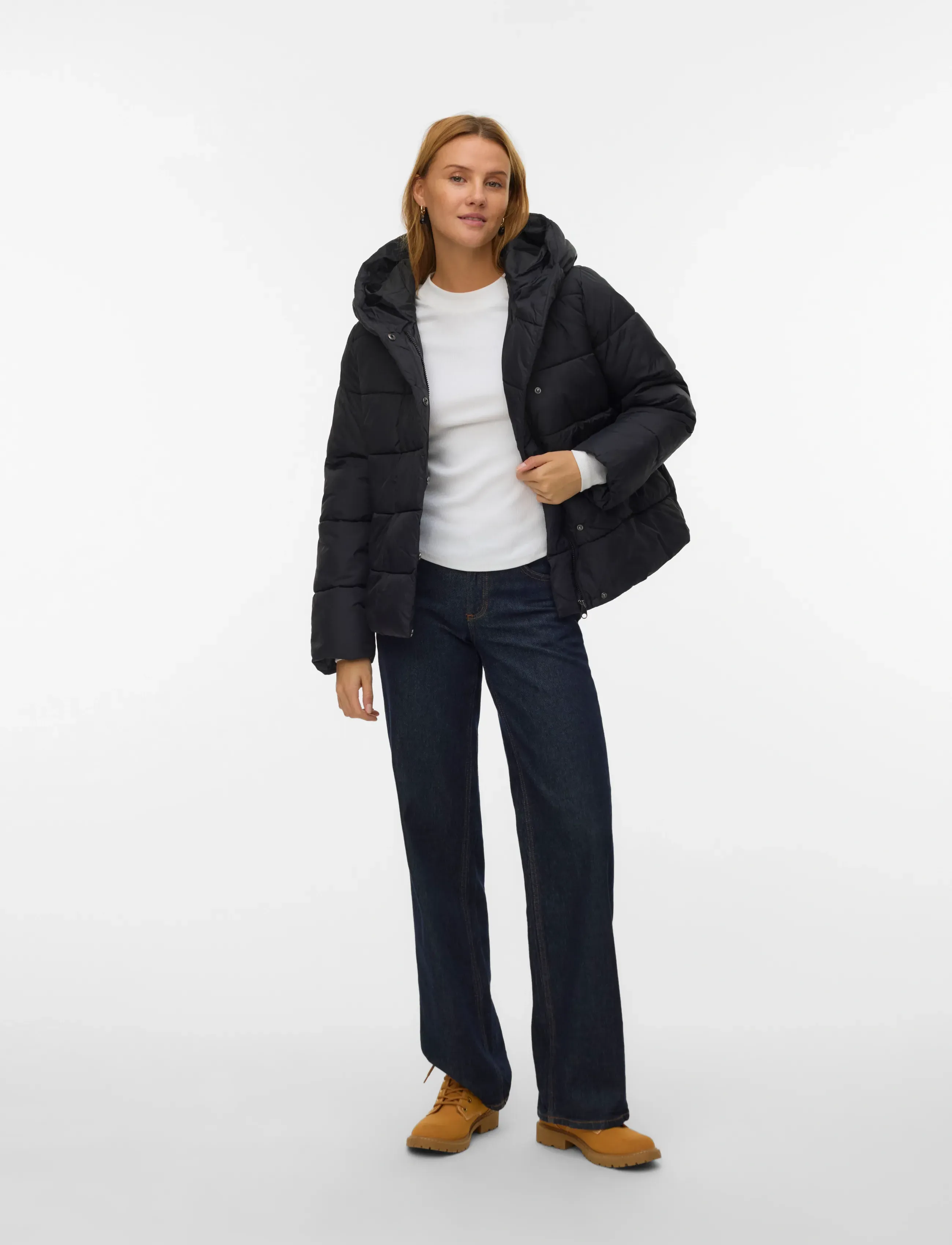 Vero Moda Vmbelinda Short Jacket Ga Noos, M, Black, Jakker > Vatteret Jakke, Dame