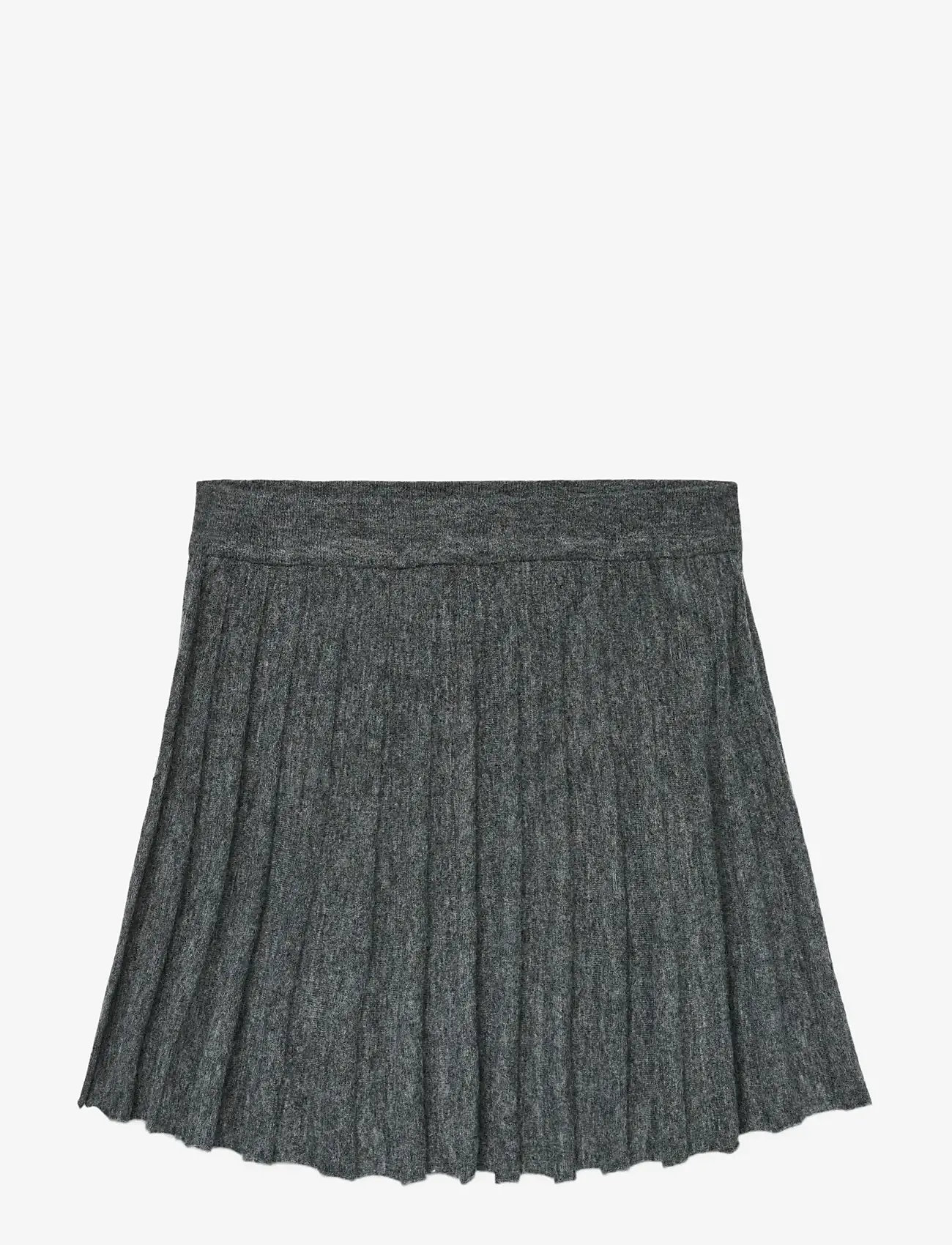 Vero Moda - VMMARINA NW SKATERSKIRT BOO - plisserade kjolar - dark grey melange - 1
