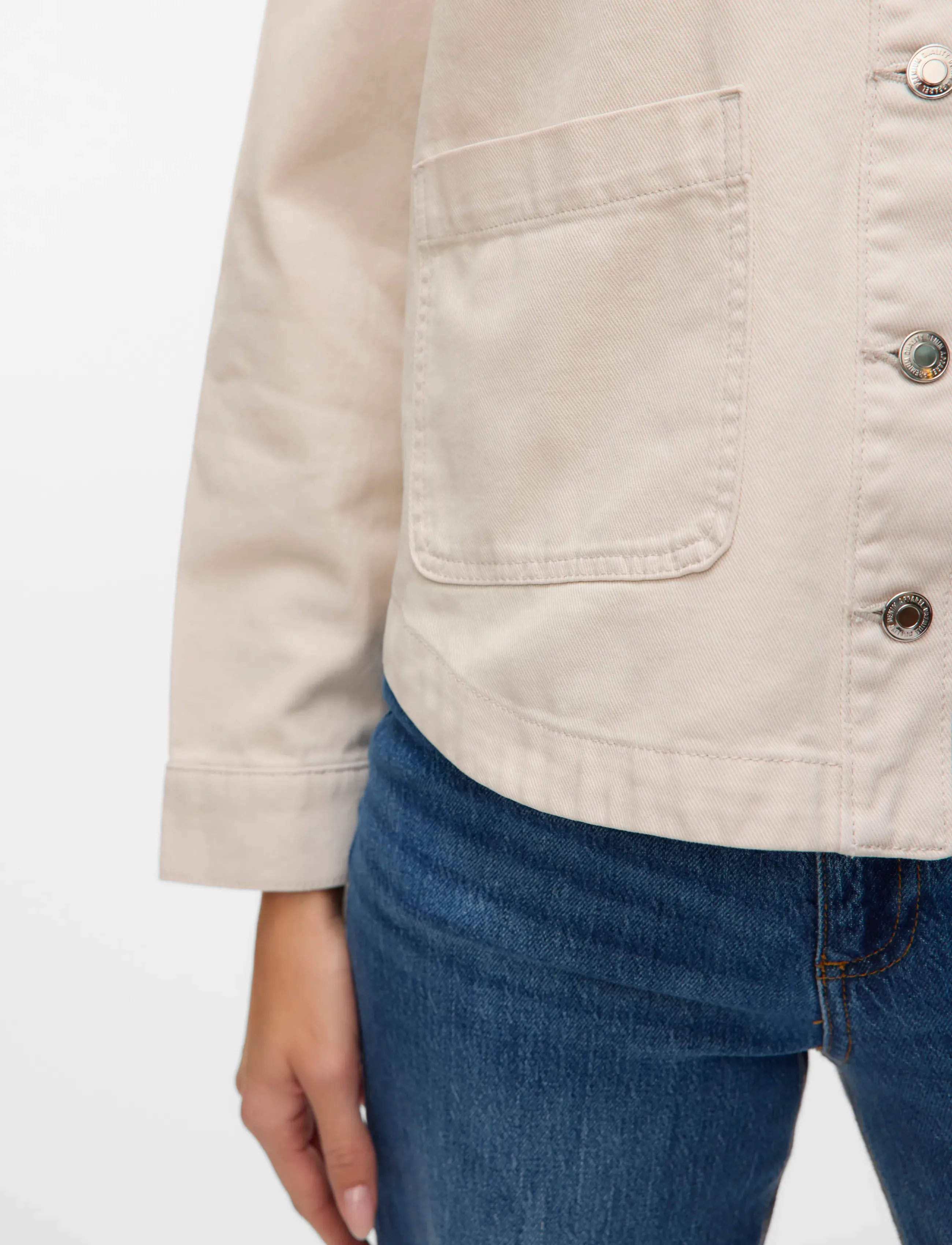 Vero Moda - VMJAMIE LS DENIM SHACKET MIX GA NOOS - frühlingsjacken - birch - 5