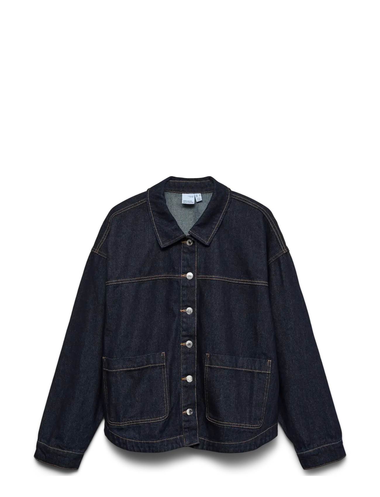VERO MODA Vmjamie Ls Denim Shacket Mix Ga Noos Navy - XS - Damen
