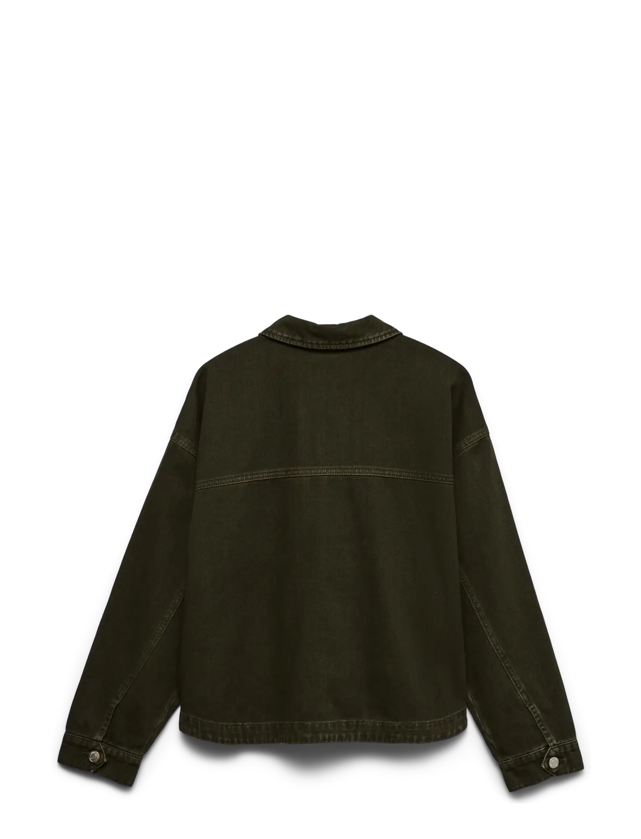 Vero Moda - VMJAMIE LS DENIM SHACKET MIX GA NOOS - kevadjoped - forest night - 1