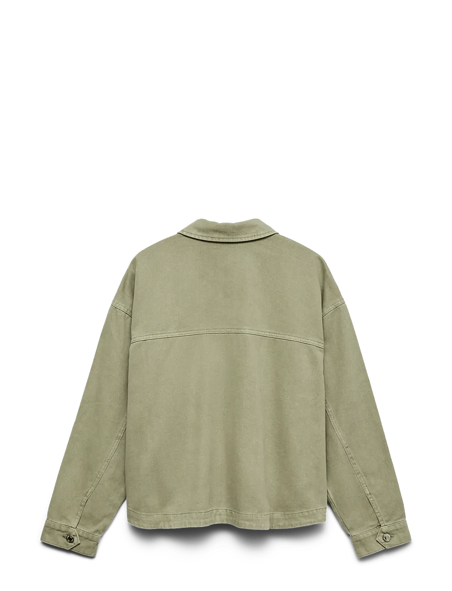 Vero Moda - VMJAMIE LS DENIM SHACKET MIX GA NOOS - vårjackor - laurel wreath - 2