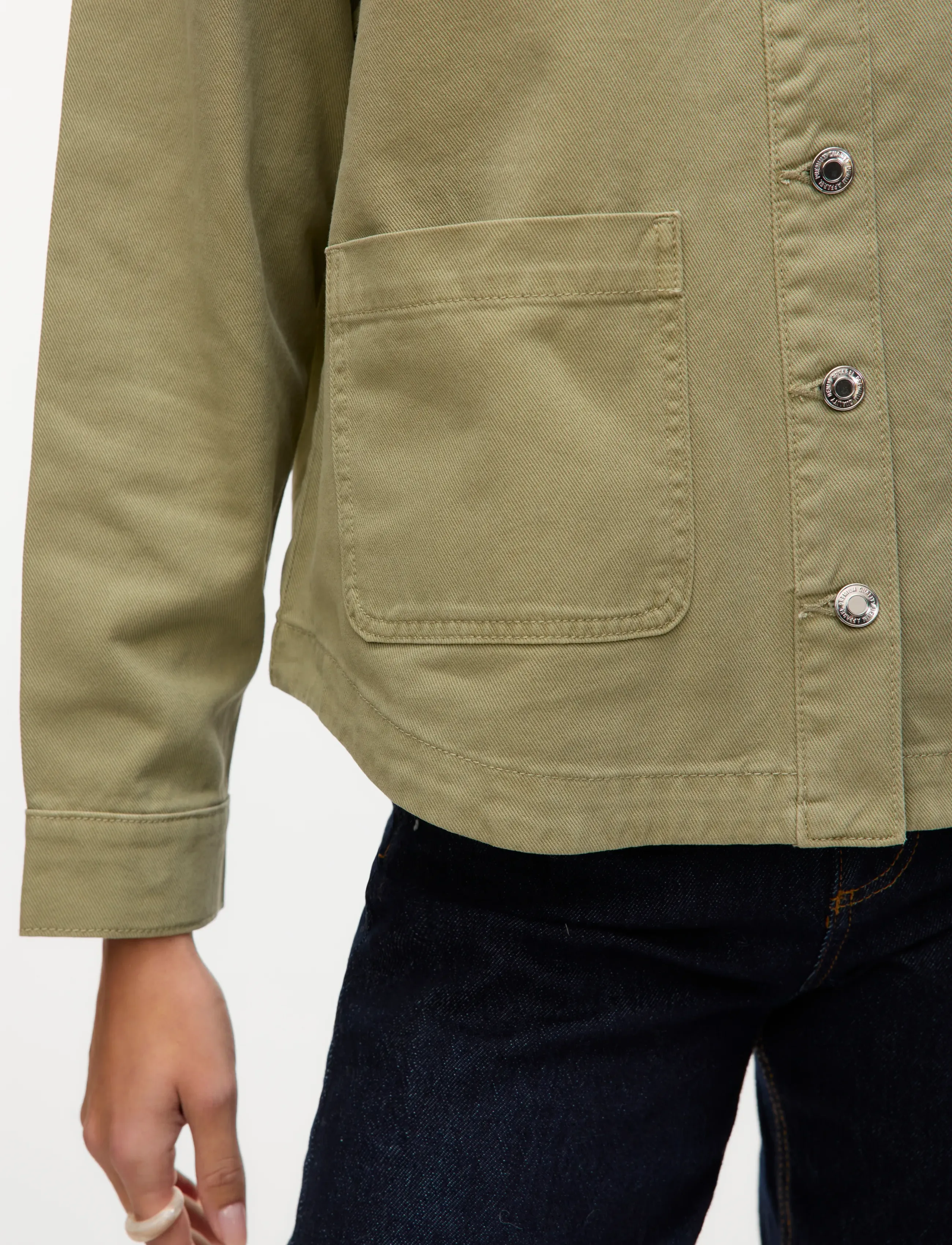Vero Moda - VMJAMIE LS DENIM SHACKET MIX GA NOOS - spring jackets - laurel wreath - 4