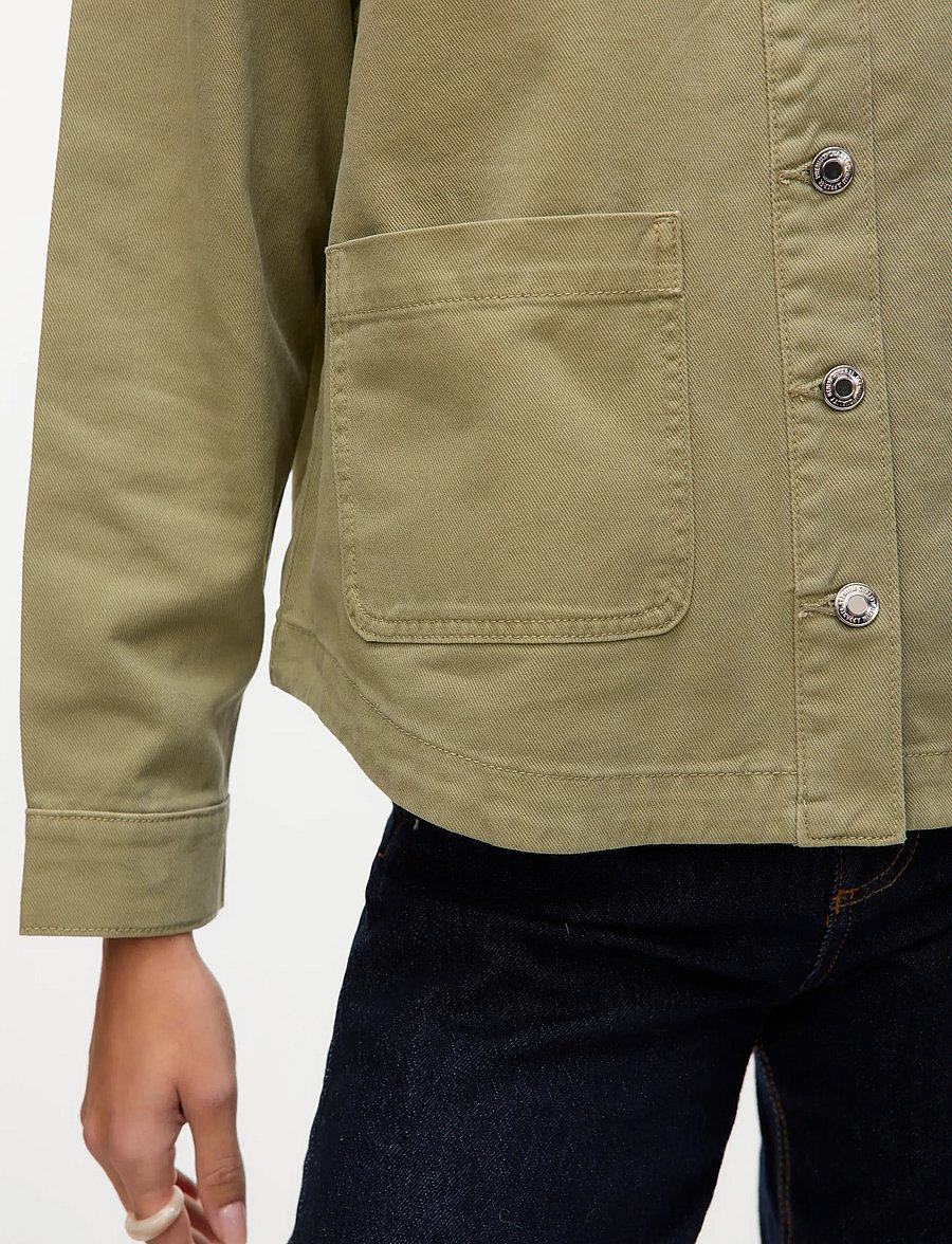Vero Moda - VMJAMIE LS DENIM SHACKET MIX GA NOOS - vårjackor - laurel wreath - 4