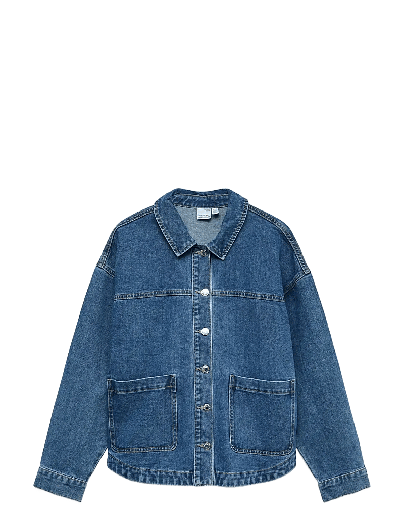 Vero Moda - VMJAMIE LS DENIM SHACKET MIX GA NOOS - jeansjackor - medium blue denim - 1