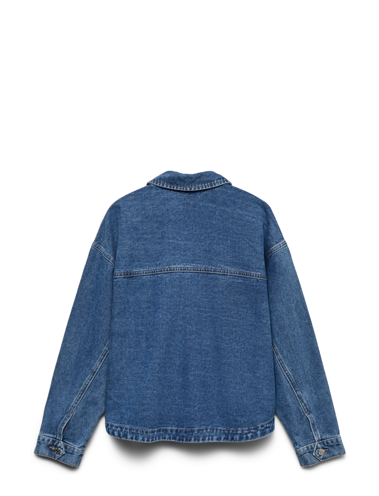 Vero Moda - VMJAMIE LS DENIM SHACKET MIX GA NOOS - jeansjackor - medium blue denim - 2