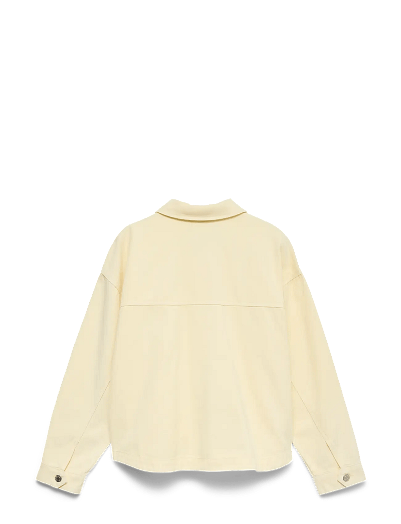 Vero Moda - VMJAMIE LS DENIM SHACKET MIX GA NOOS - forårsjakker - mellow yellow - 2