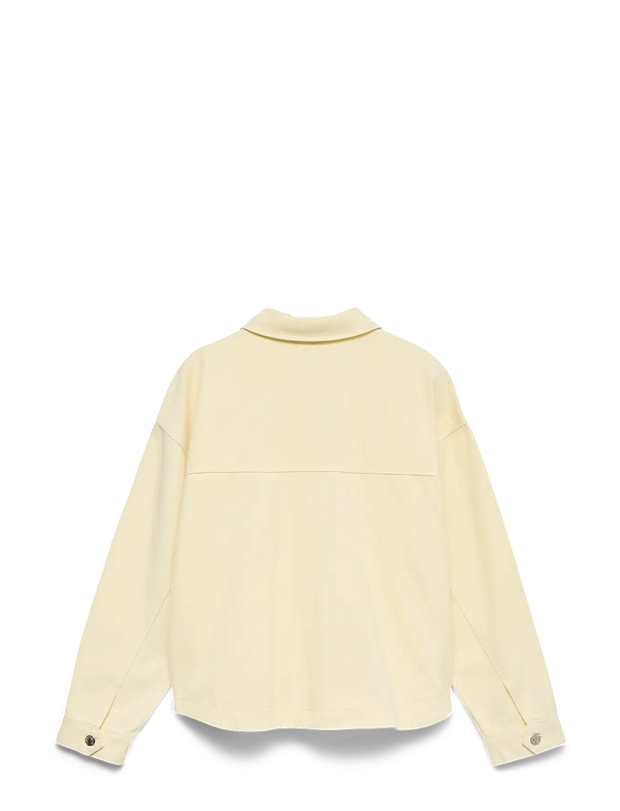 Vero Moda - VMJAMIE LS DENIM SHACKET MIX GA NOOS - vårjackor - mellow yellow - 2