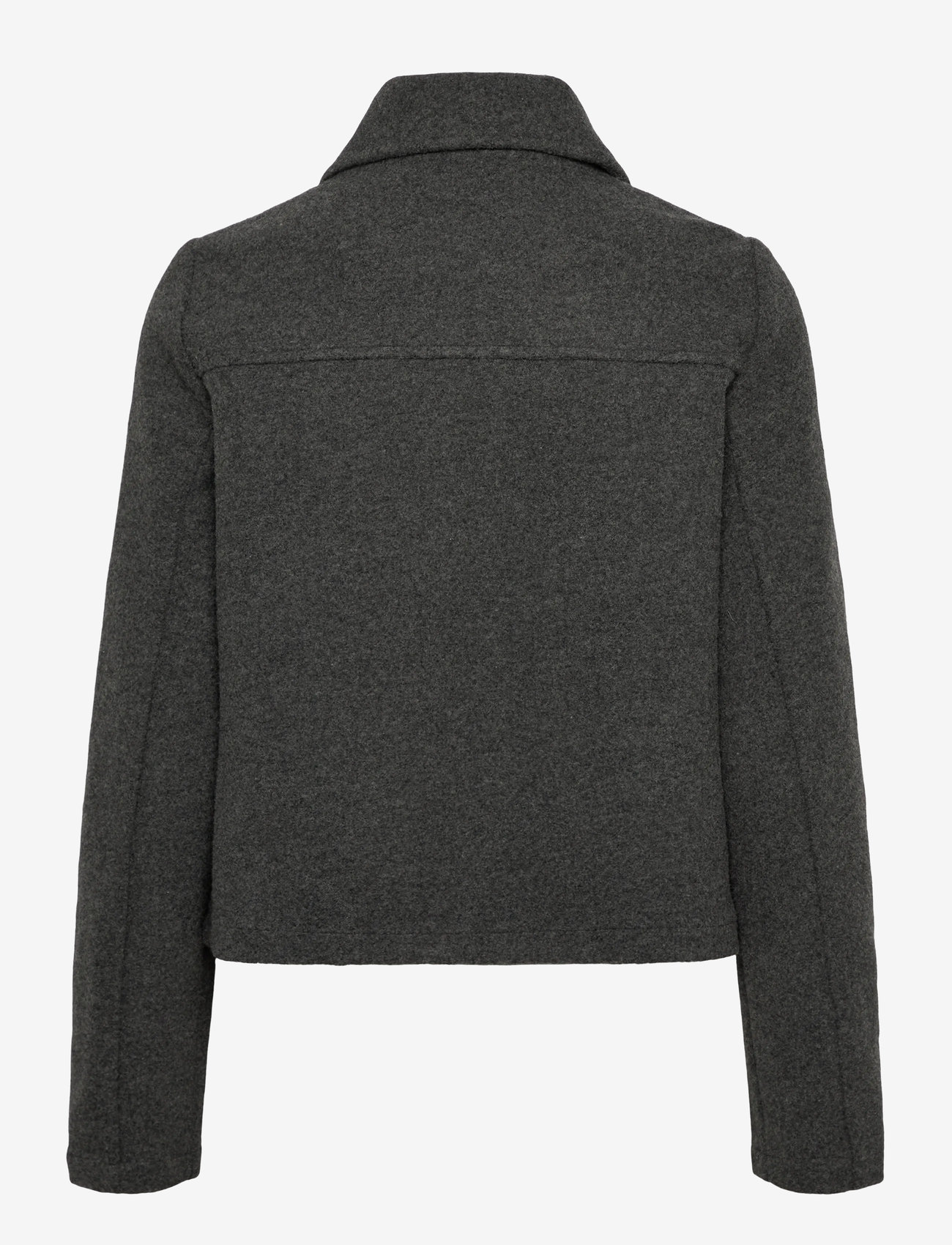 Vero Moda - VMSAFIR SHORT JACKET GA NOOS - höstjackor - dark grey melange - 2