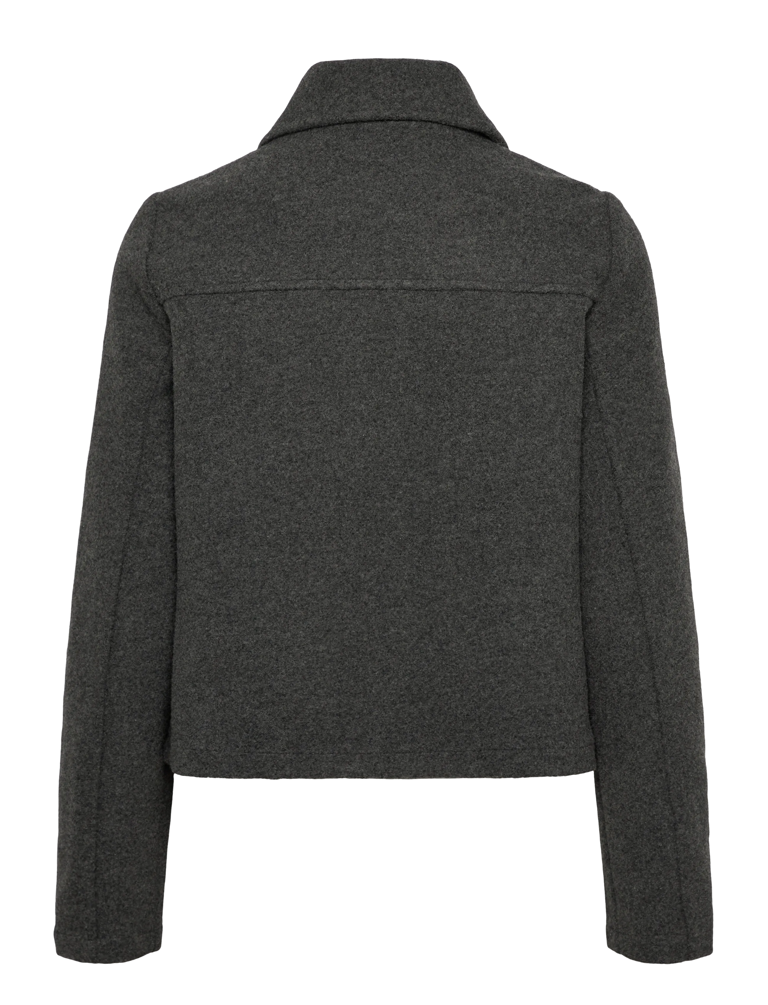 Vero Moda - VMSAFIR SHORT JACKET GA NOOS - frühlingsjacken - dark grey melange - 2