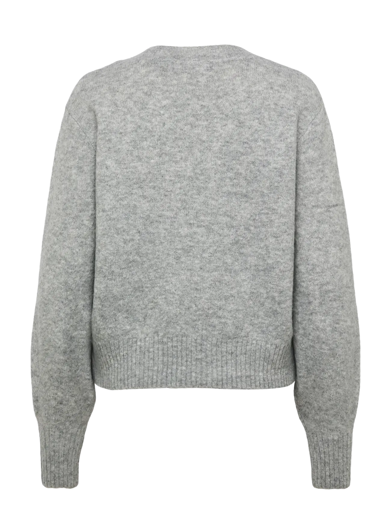 Vero Moda - VMBOOM LS V-NECK PULLOVER NOOS - madalaimad hinnad - light grey melange - 2