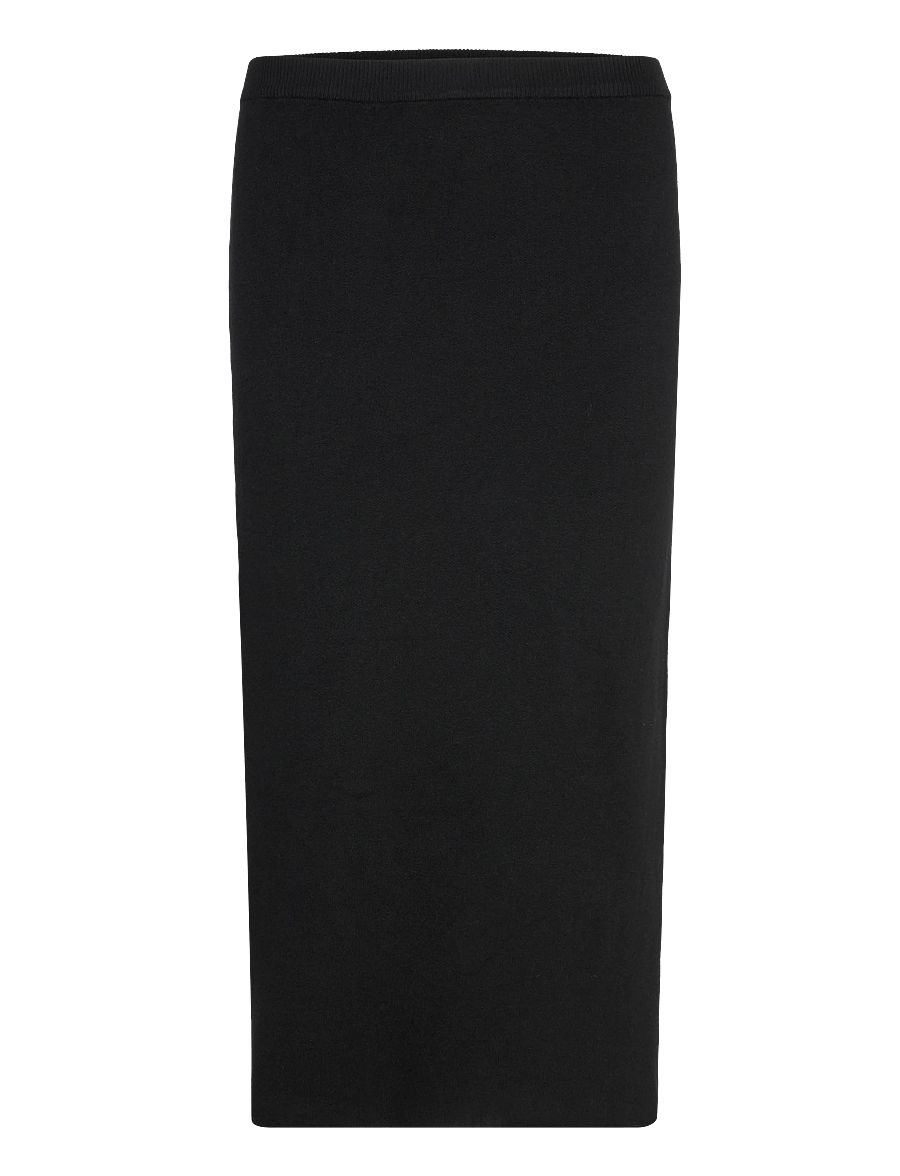 Vero Moda - VMSABA FULLNEEDL NW 7/8 LNGHT SKIRT NOOS - strickröcke - black - 1