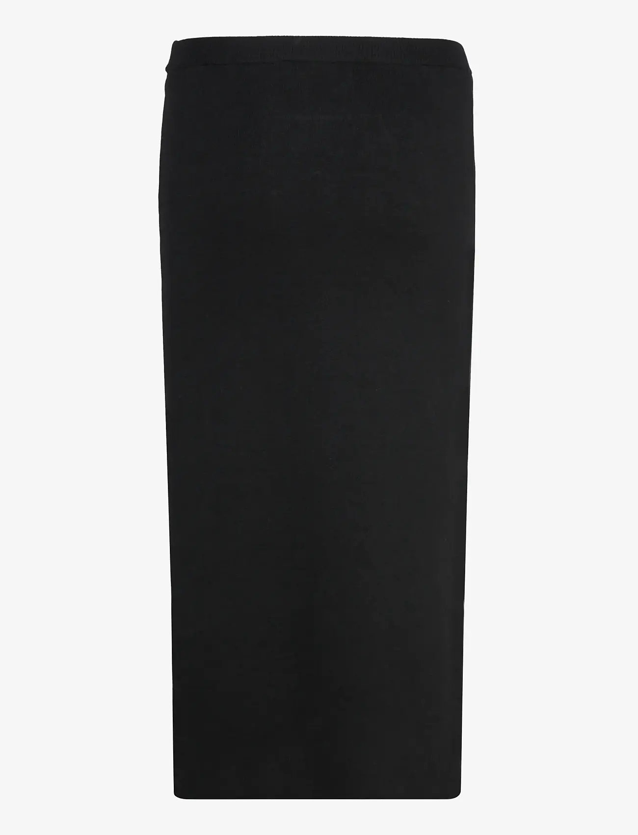 Vero Moda - VMSABA FULLNEEDL NW 7/8 LNGHT SKIRT NOOS - strickröcke - black - 2