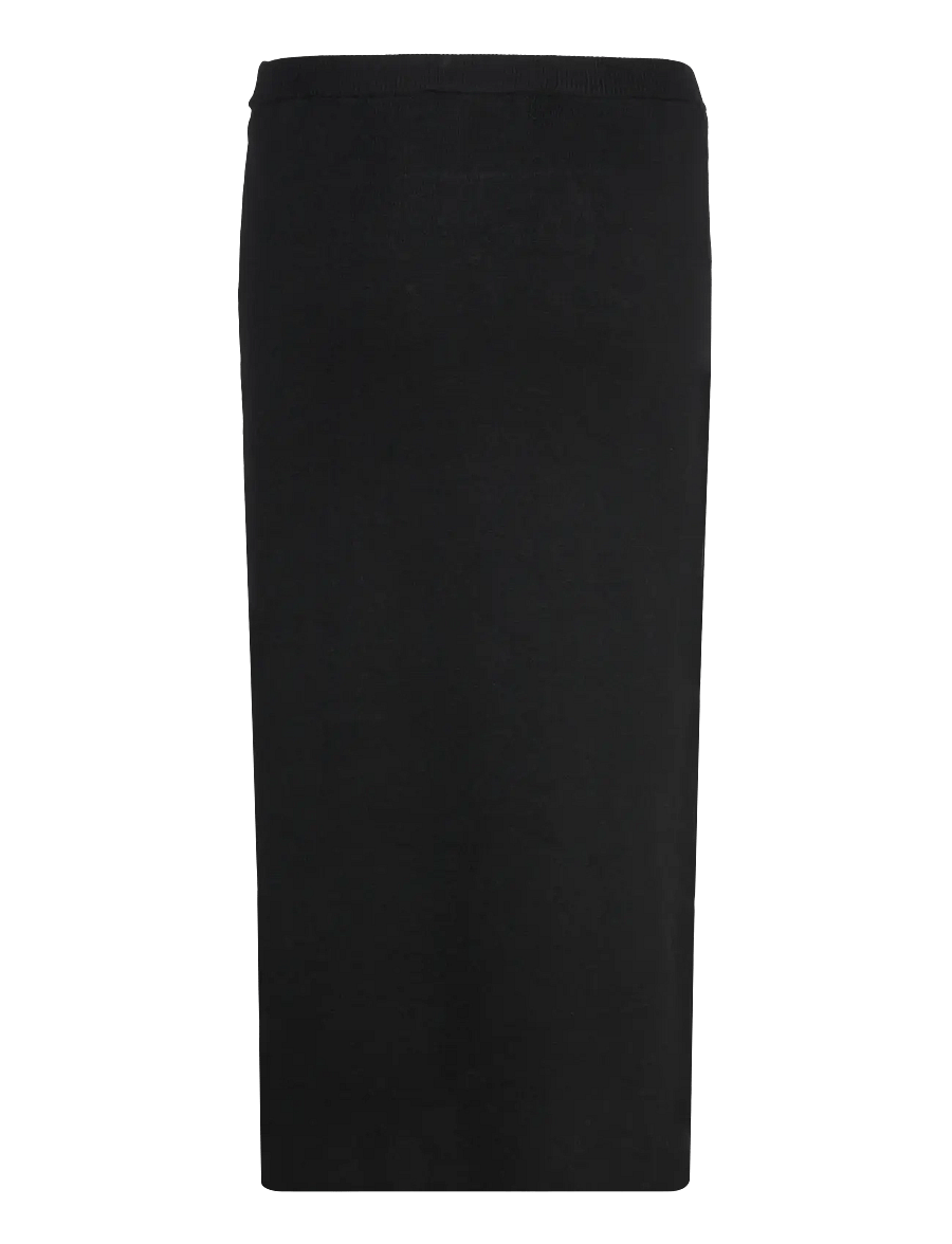 Vero Moda - VMSABA FULLNEEDL NW 7/8 LNGHT SKIRT NOOS - strickröcke - black - 2
