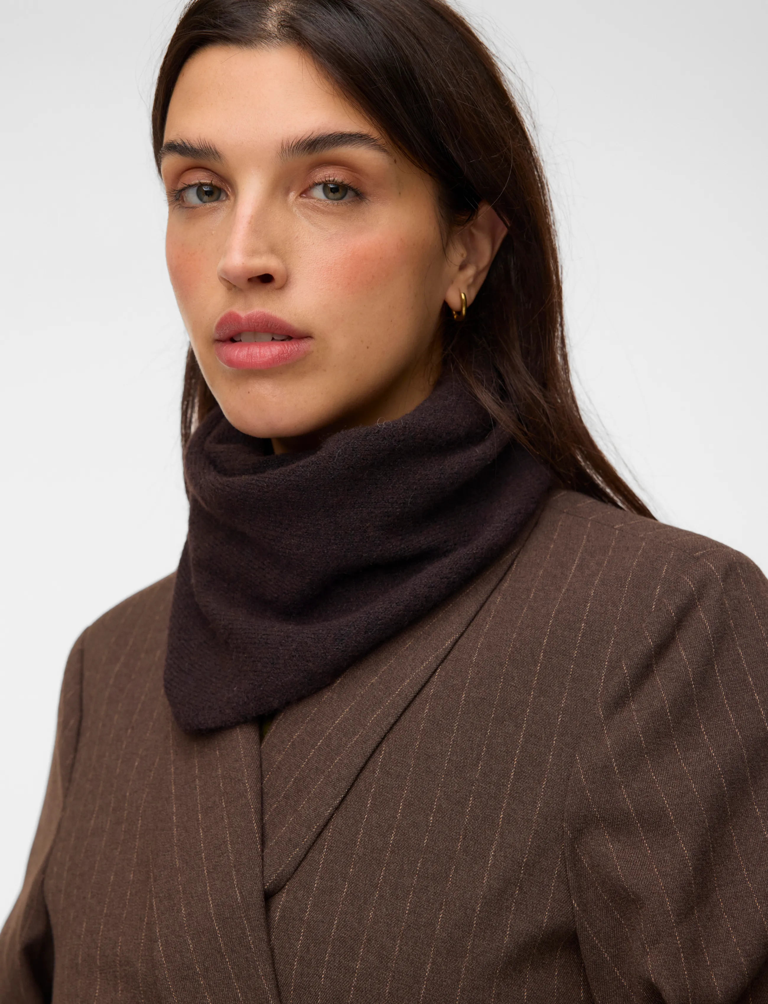 Vero Moda - VMLINA SMALL TRIANGLE SCARF NOOS - winterschals - chocolate torte - 2