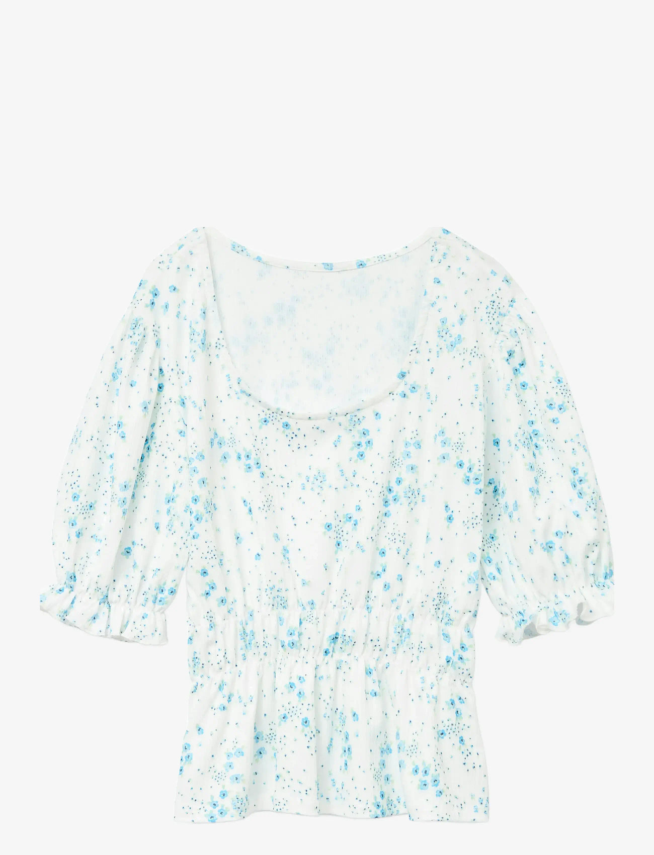 Vero Moda - VMSOMYA 2/4 VERSATILE TOP VMA - kortærmede bluser - snow white - 0