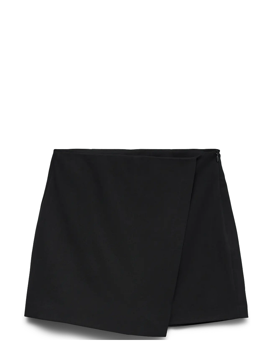 Vero Moda - VMMELINA HW SHORT SKORT SOLID NOOS - ikdienas šorti - black - 1