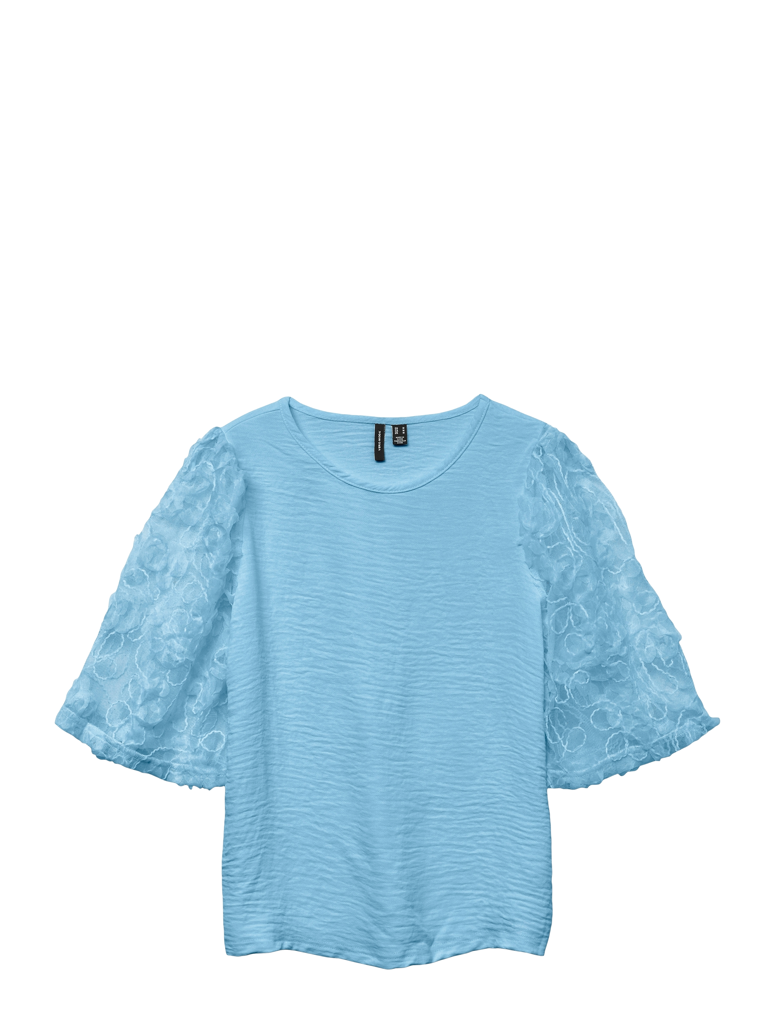 VERO MODA Vmnina 2/4 Oberteil Jrs Blau - M - Damen