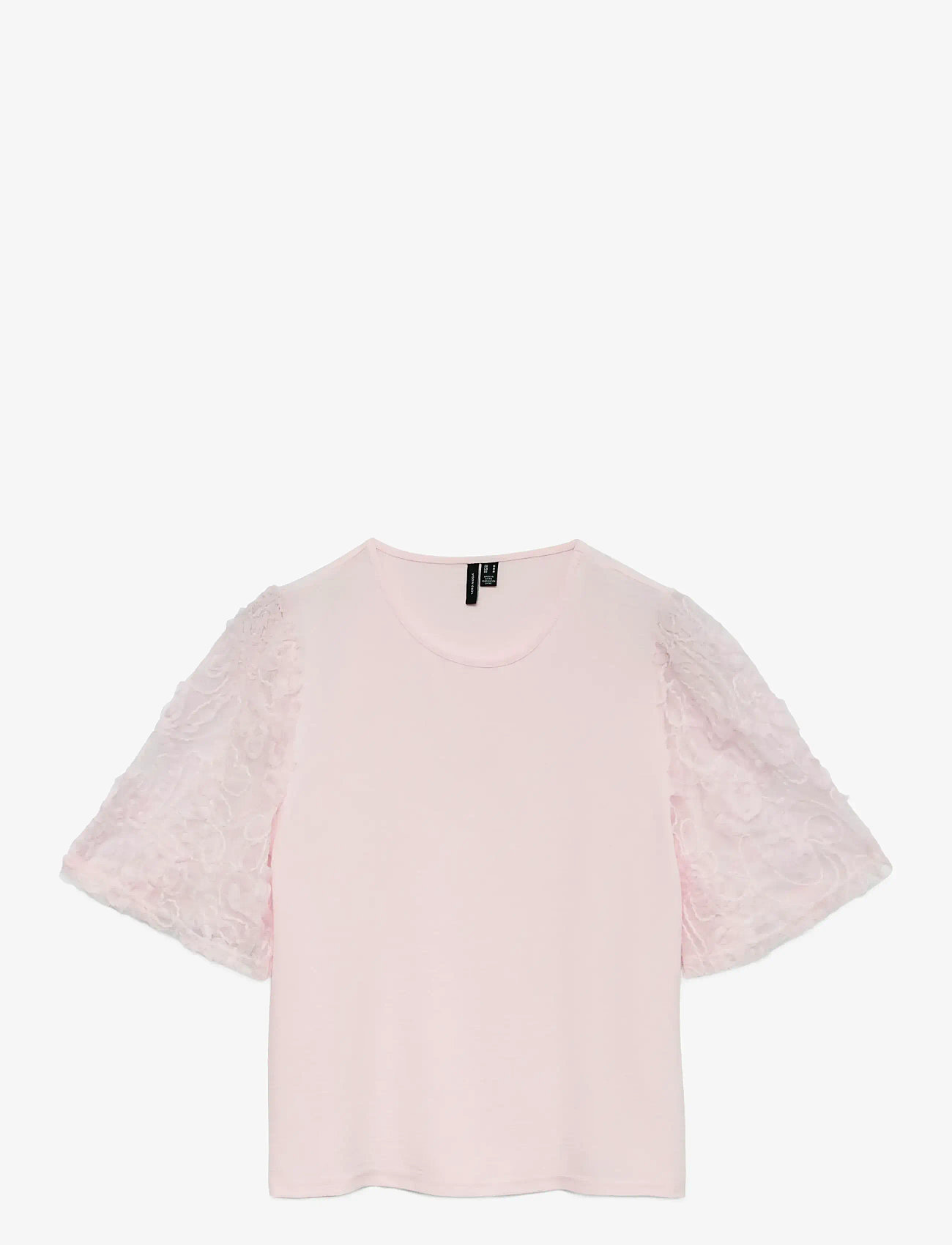Vero Moda - VMNINA 2/4 TOP JRS - kortærmede bluser - pink-a-boo - 1