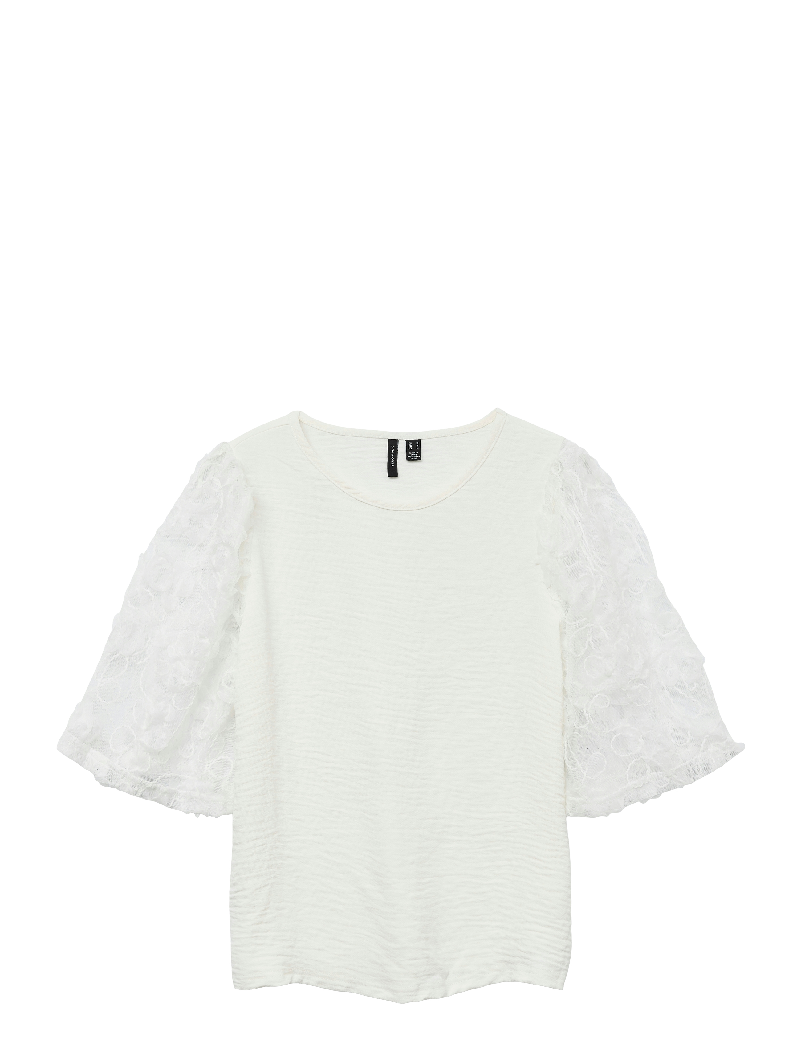 VERO MODA Vmnina 2/4 Oberteil Jrs Cream - XS - Damen