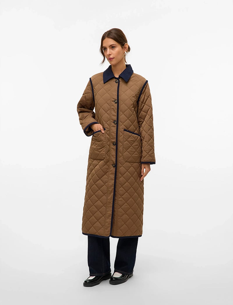 Vero Moda - VMEMILY LONG COAT BOO - tepitud jakid - cub - 0