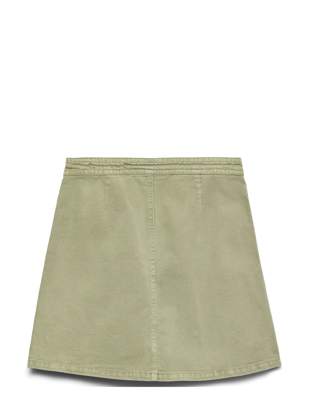 Vero Moda - VMLIZA MR SHORT DENIM WRAP SKIRT GA NOOS - spódnice wiązane - laurel wreath - 2