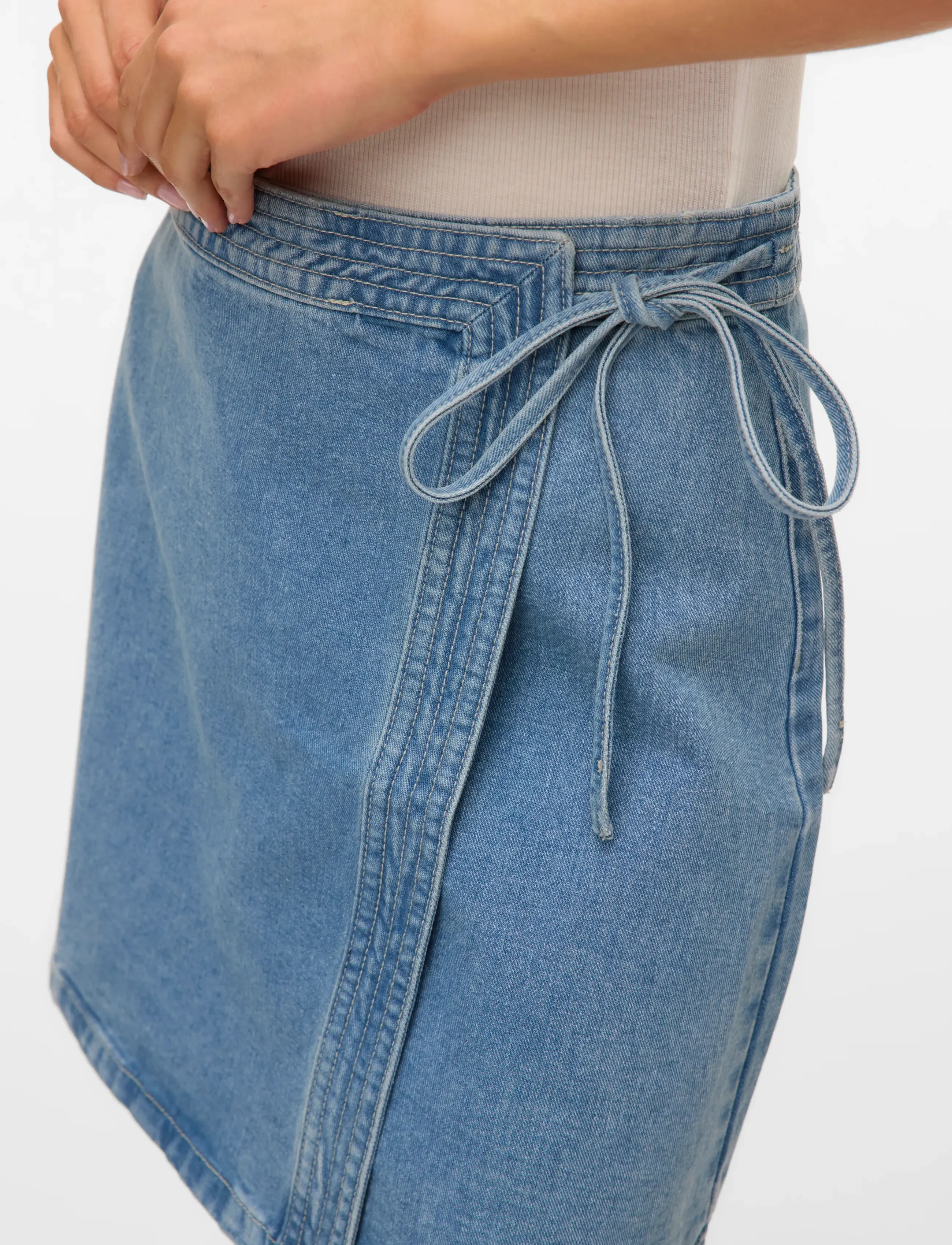 Vero Moda Vmliza Mr Short Denim Wrap Skirt Ga Noos (VM10332535