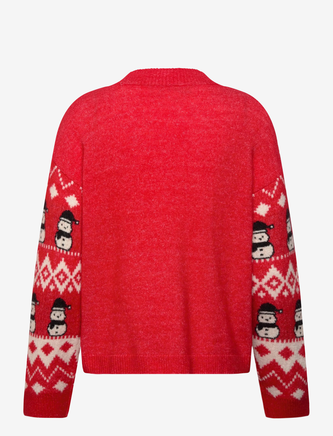 Vero Moda - VMFROSTSNOWMAN LS O-NECK PULLOVER XMAS - pullover - chinese red - 1