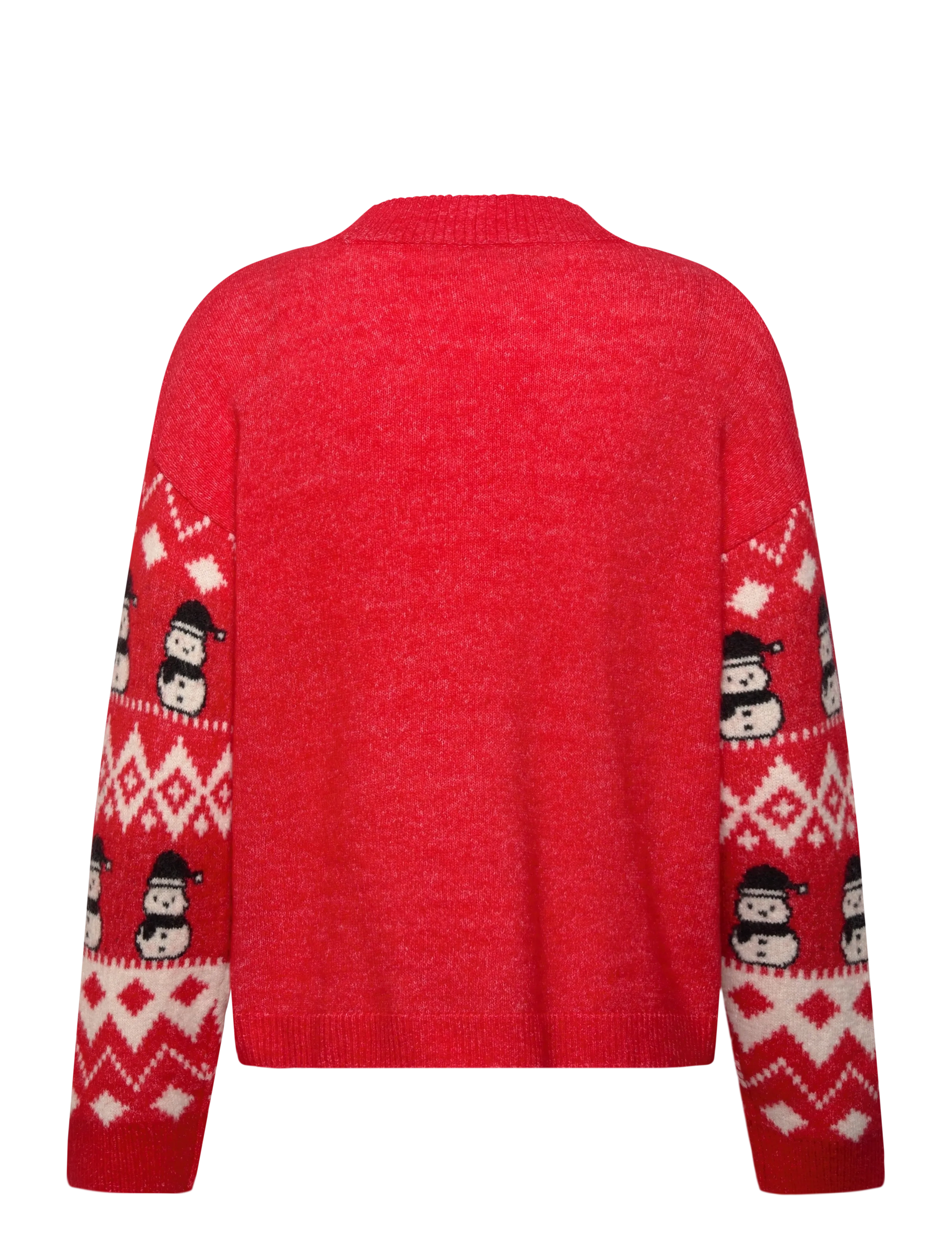 Vero Moda - VMFROSTSNOWMAN LS O-NECK PULLOVER XMAS - pullover - chinese red - 2