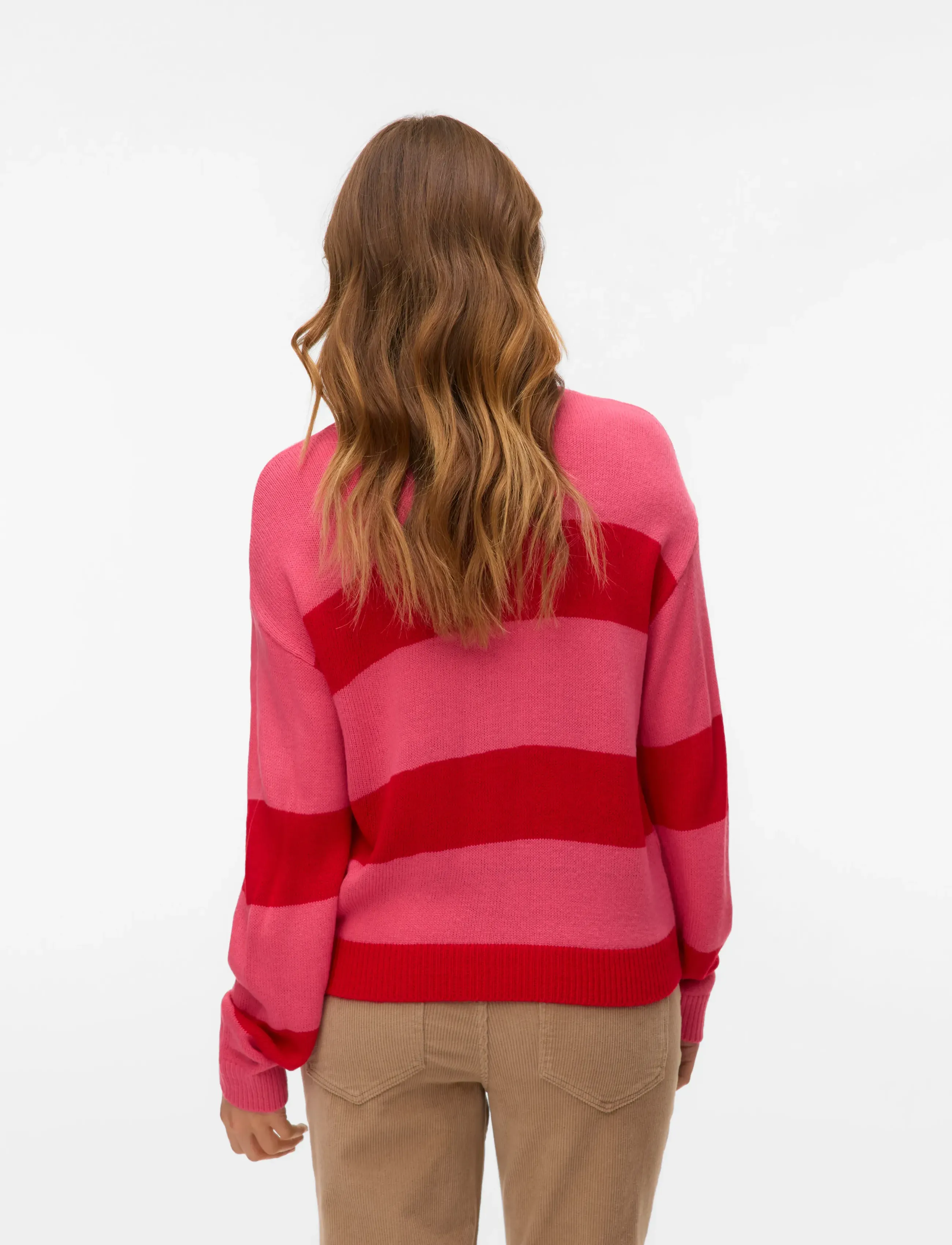 Vero Moda - VMELF LS O-NECK PULLOVER XMAS - trøjer - chinese red - 2