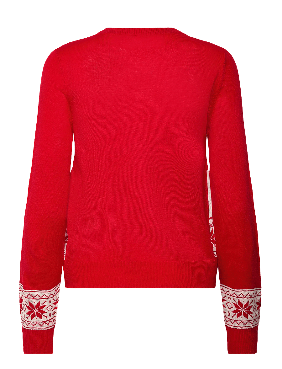 Vero Moda - VMFROSTYDEER LS O-NECK PULL. XMAS BOX - chinese red - 2