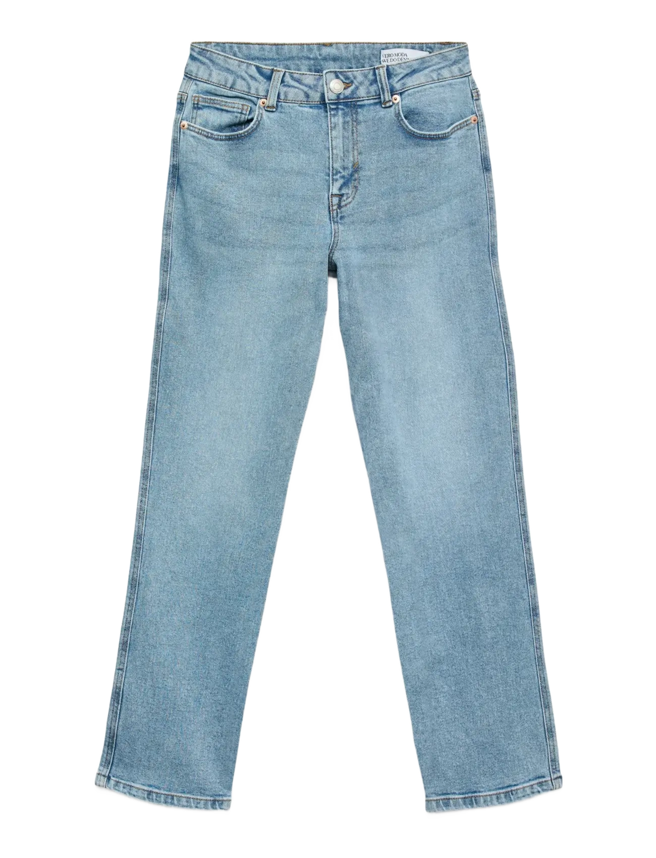 Vero Moda VMAMARA MR SLIM STRAIGHT ANK VI3512 NOOS - Jeans - LIGHT BLUE DENIM / blue