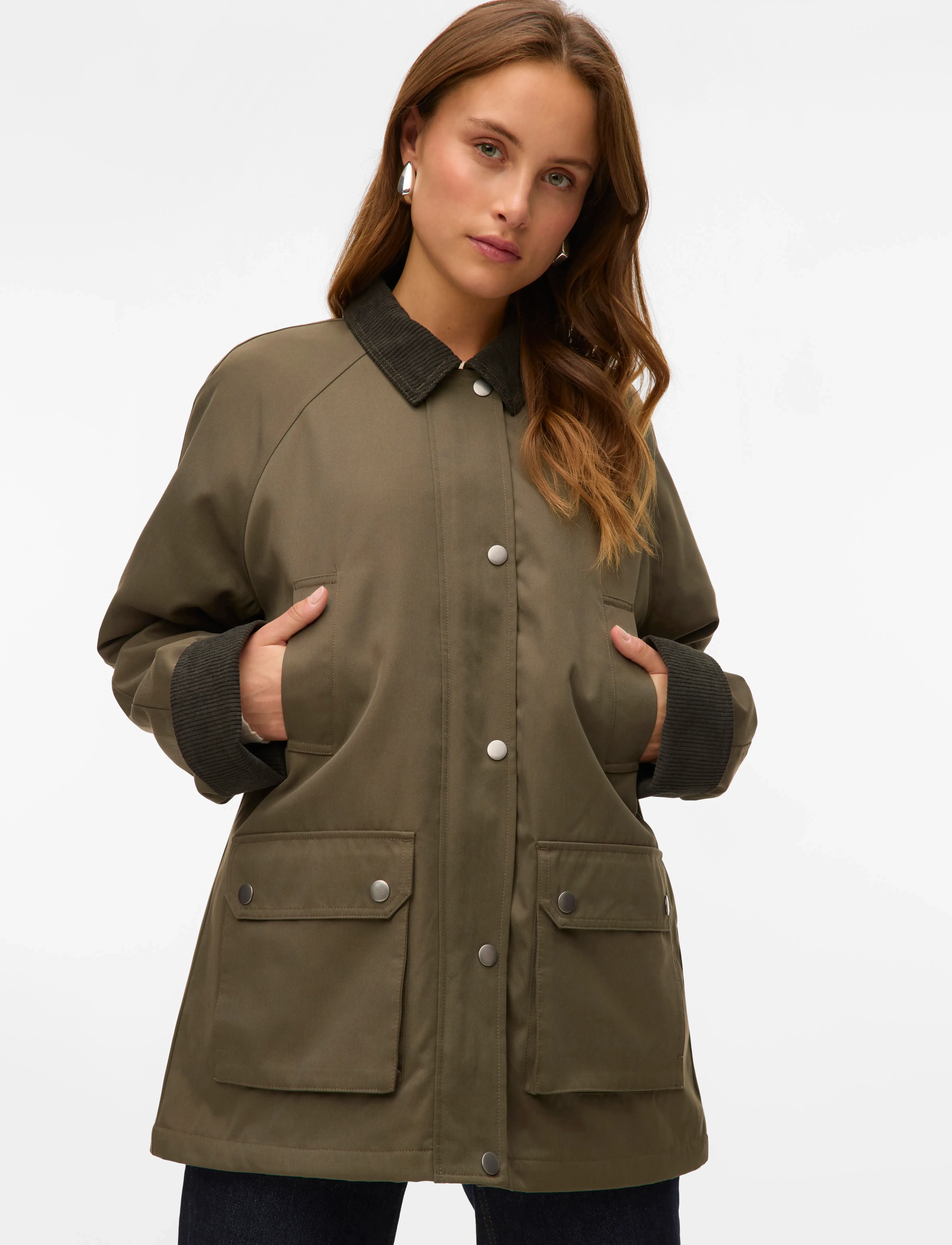 Vero Moda - VMWALES JACKET NOOS - overtøj - grape leaf - 5