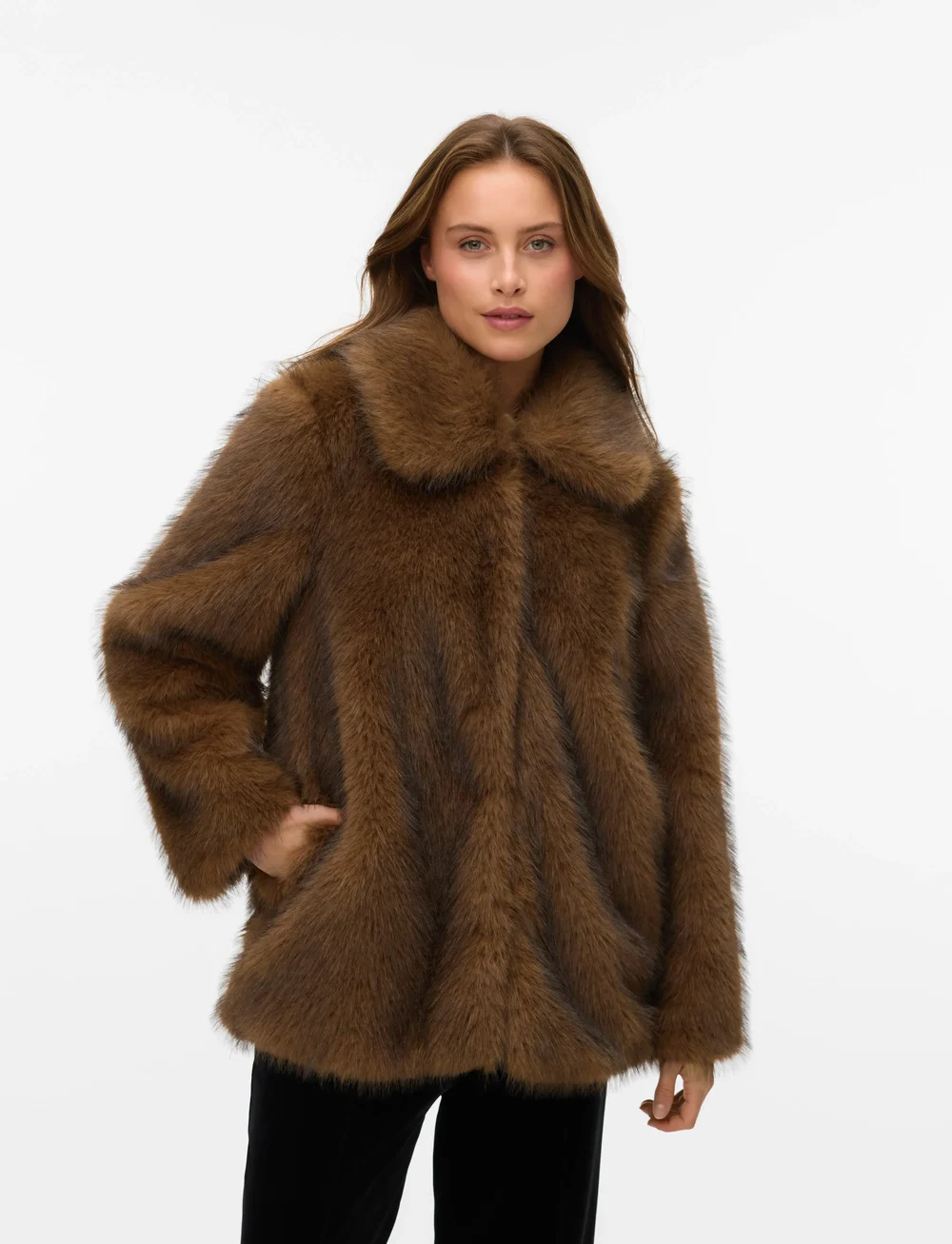 Vero Moda - VMGLORIA JACKET PRM - faux fur jakker - emperador - 0
