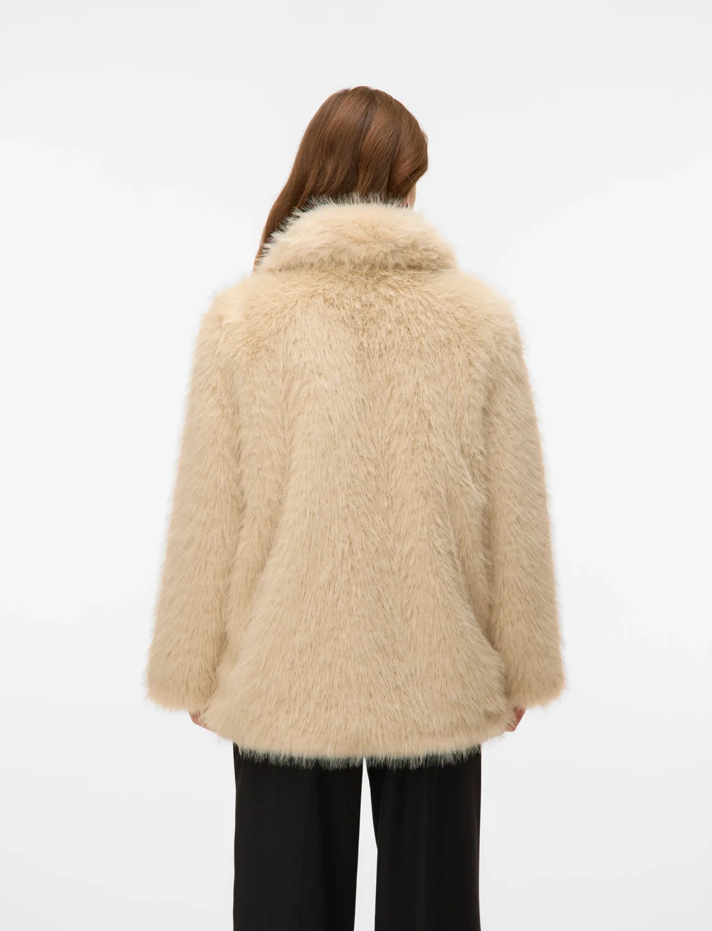 Vero Moda - VMGLORIA JACKET PRM - faux fur jakker - oatmeal - 2