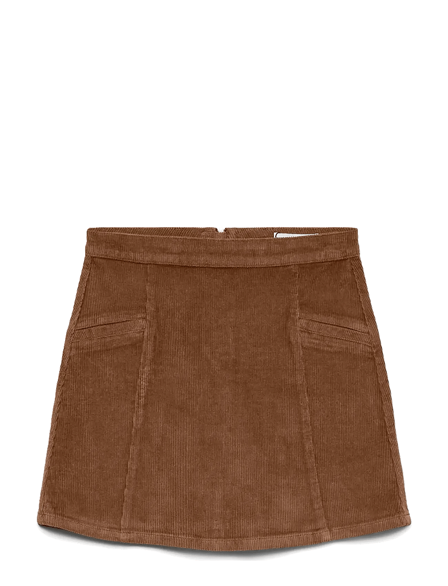 Vero Moda - VMKATA HR CORDUROY SHORT SKIRT NOOS - kurze röcke - emperador - 1