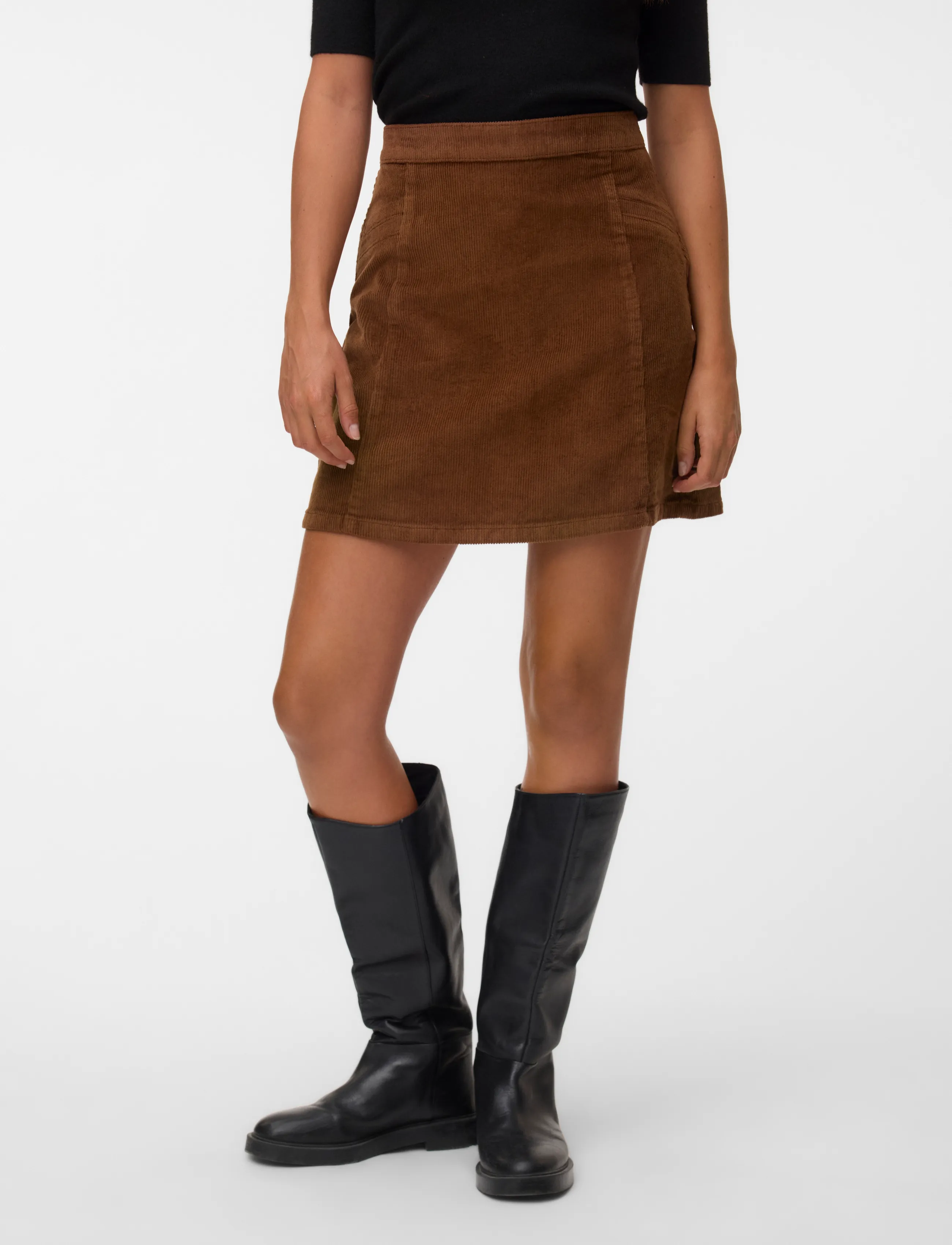 Vero Moda - VMKATA HR CORDUROY SHORT SKIRT NOOS - kurze röcke - emperador - 3