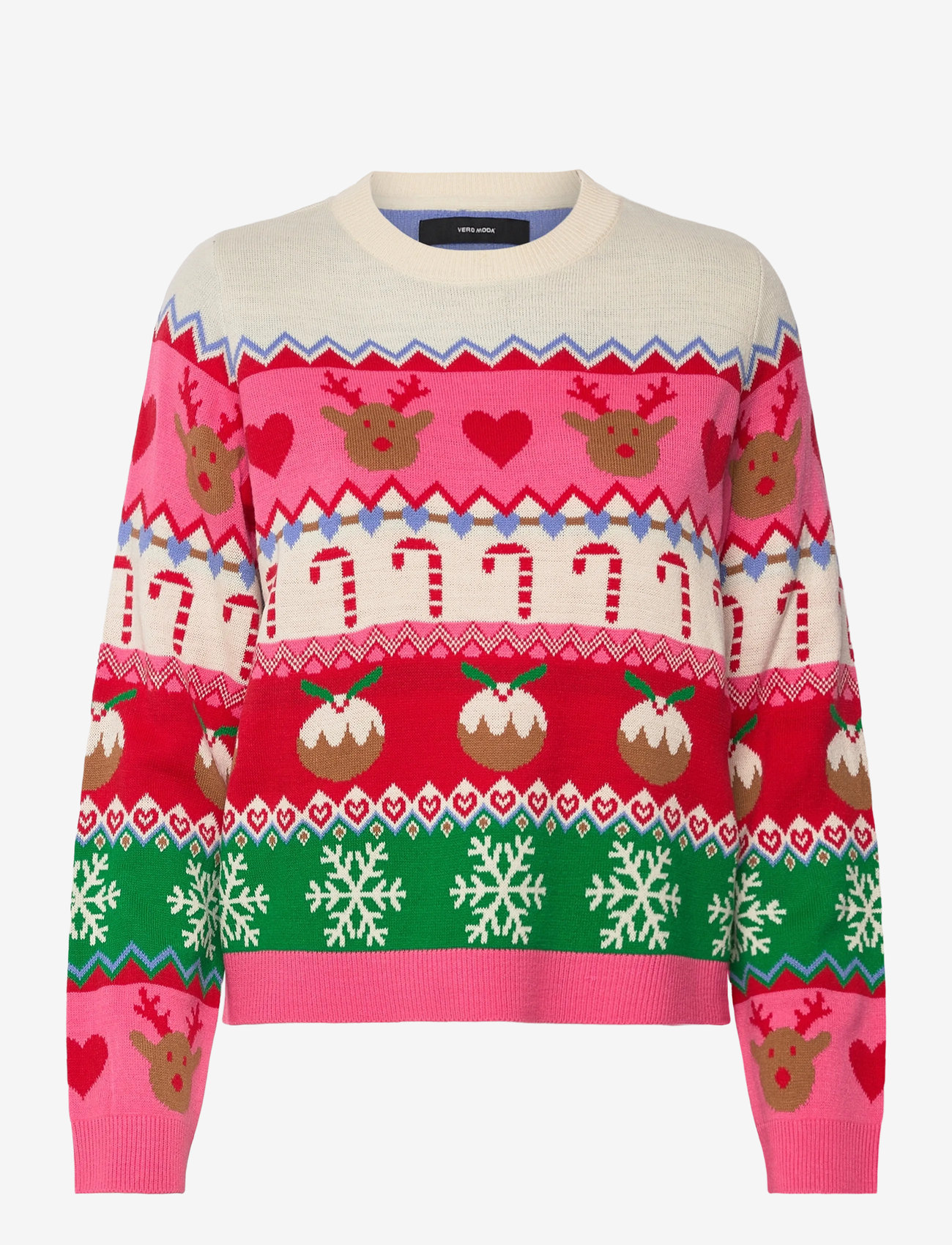 Vero Moda - VMNEWCHRISTMASSTUFF LS O-N PULL.BOX XMAS - birch - 0