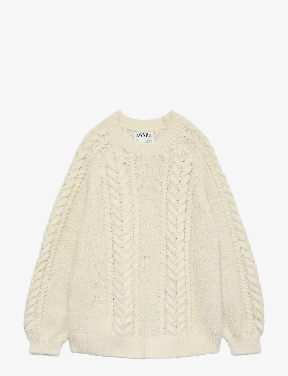 Vero Moda - AWTOA LS O-NECK KNIT NOOS - stickade tröjor - birch - 0