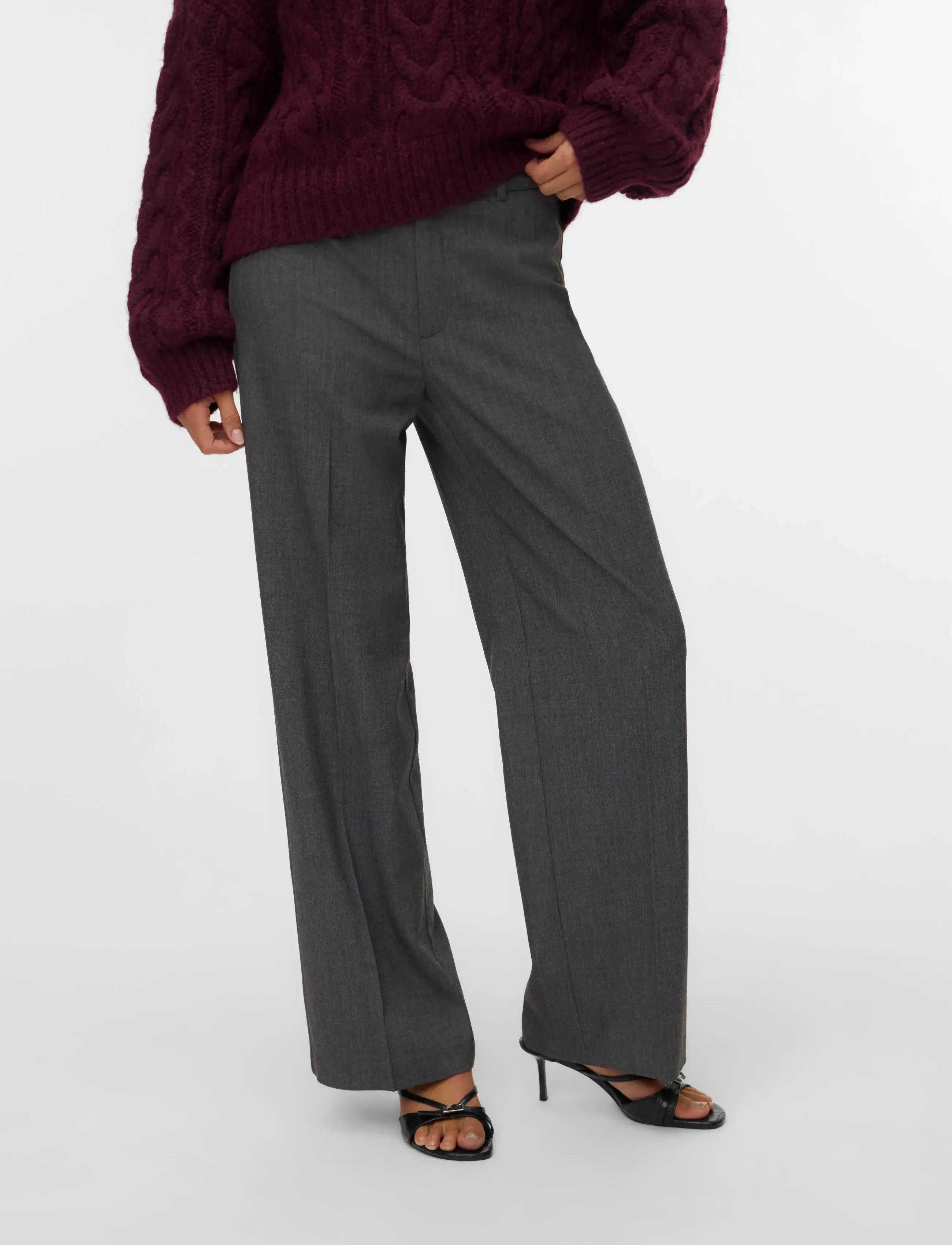 VERO MODA Vmtexas Mw Straight Pant Noos kostymbyxor dam – bild 4