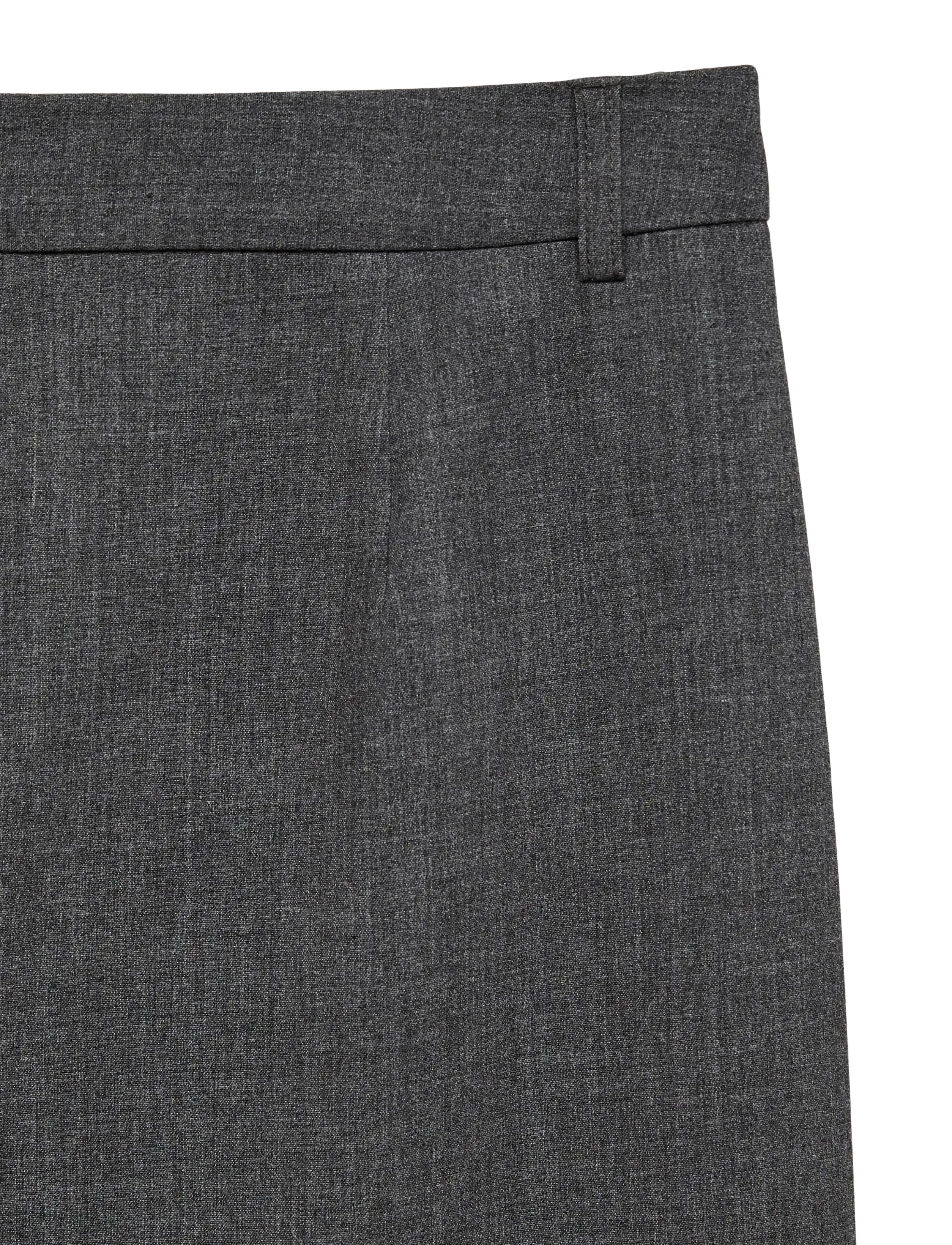Vero Moda - VMTEXAS MW STRAIGHT PANT NOOS - bukser med lige ben - dark grey melange - 5