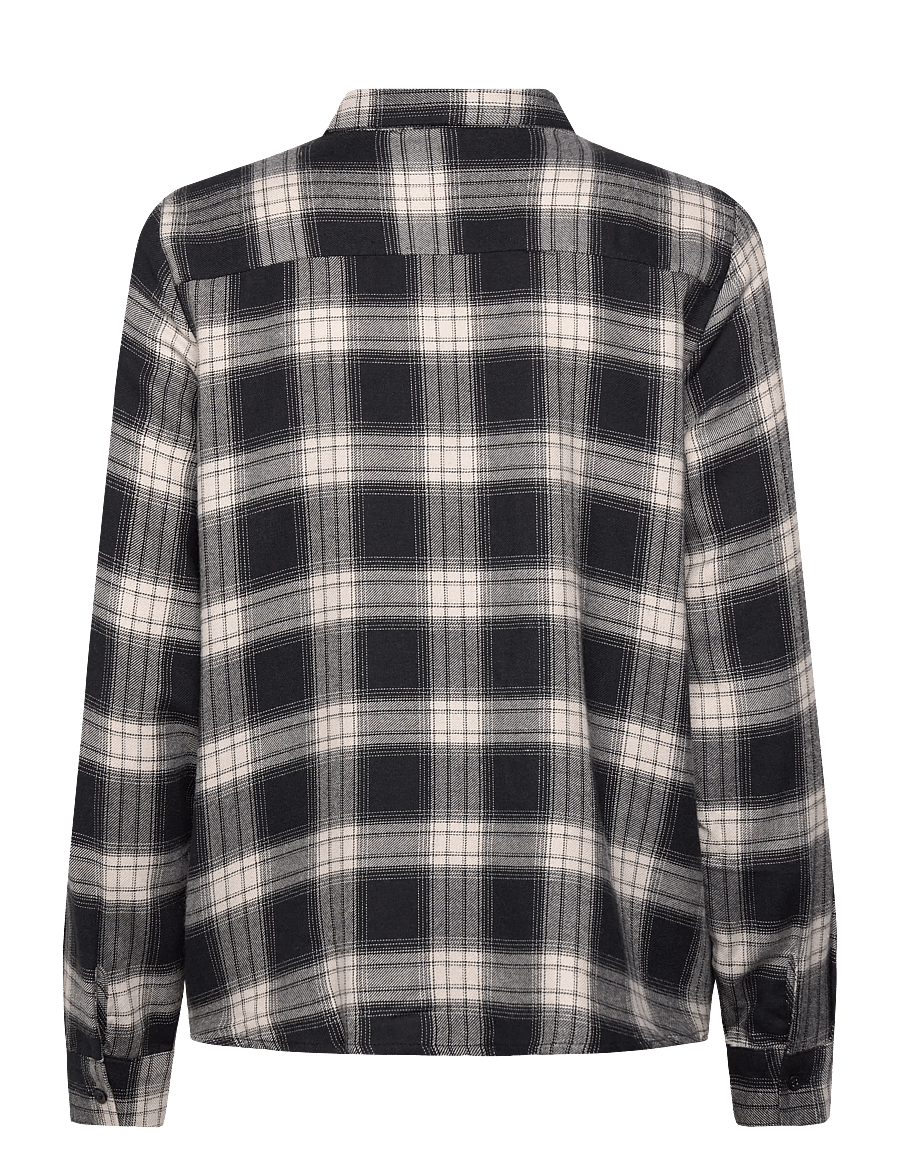 Vero Moda - VMLARA LS SHIRT WVN GA - långärmade skjortor - black - 2
