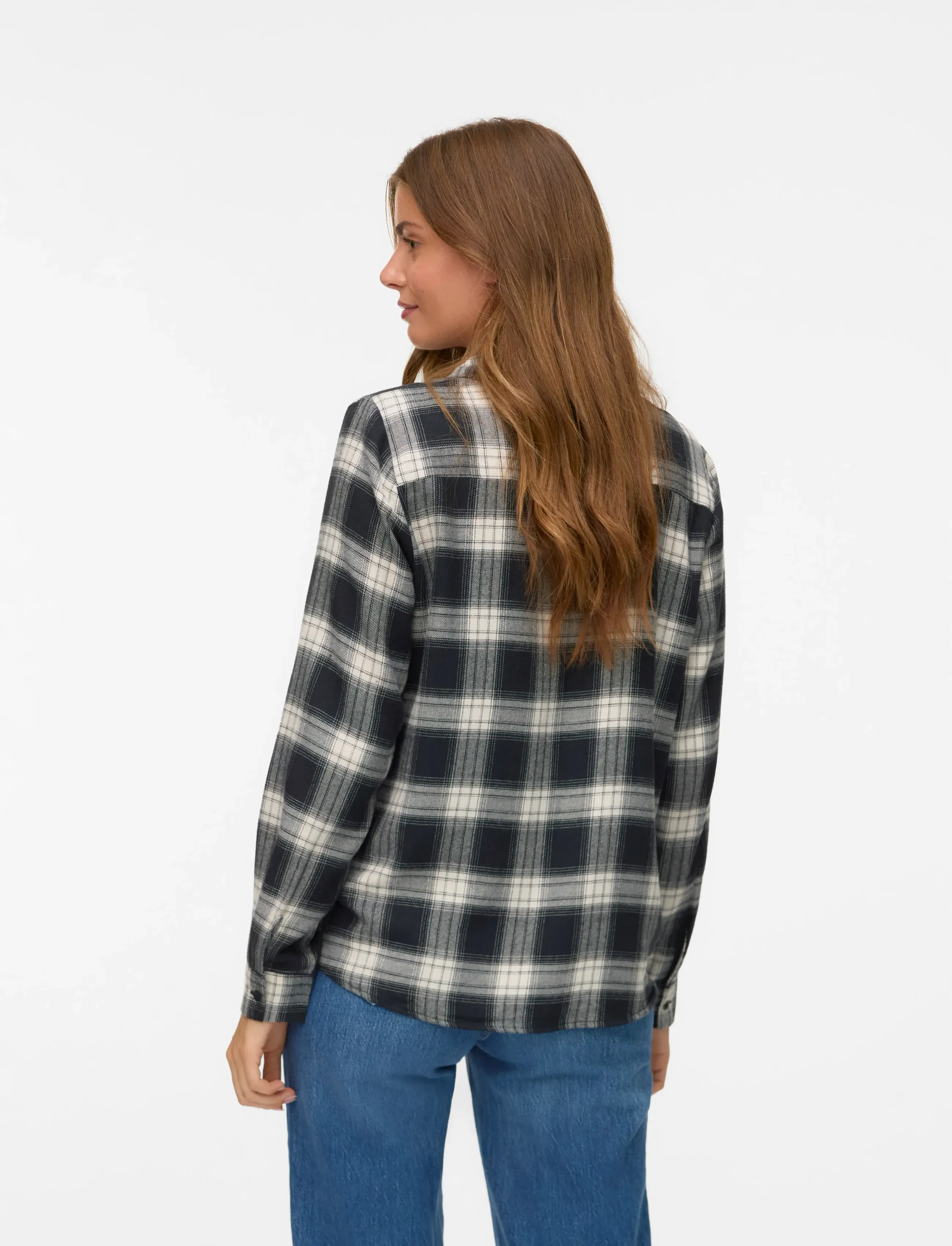 Vero Moda - VMLARA LS SHIRT WVN GA - long-sleeved shirts - black - 3