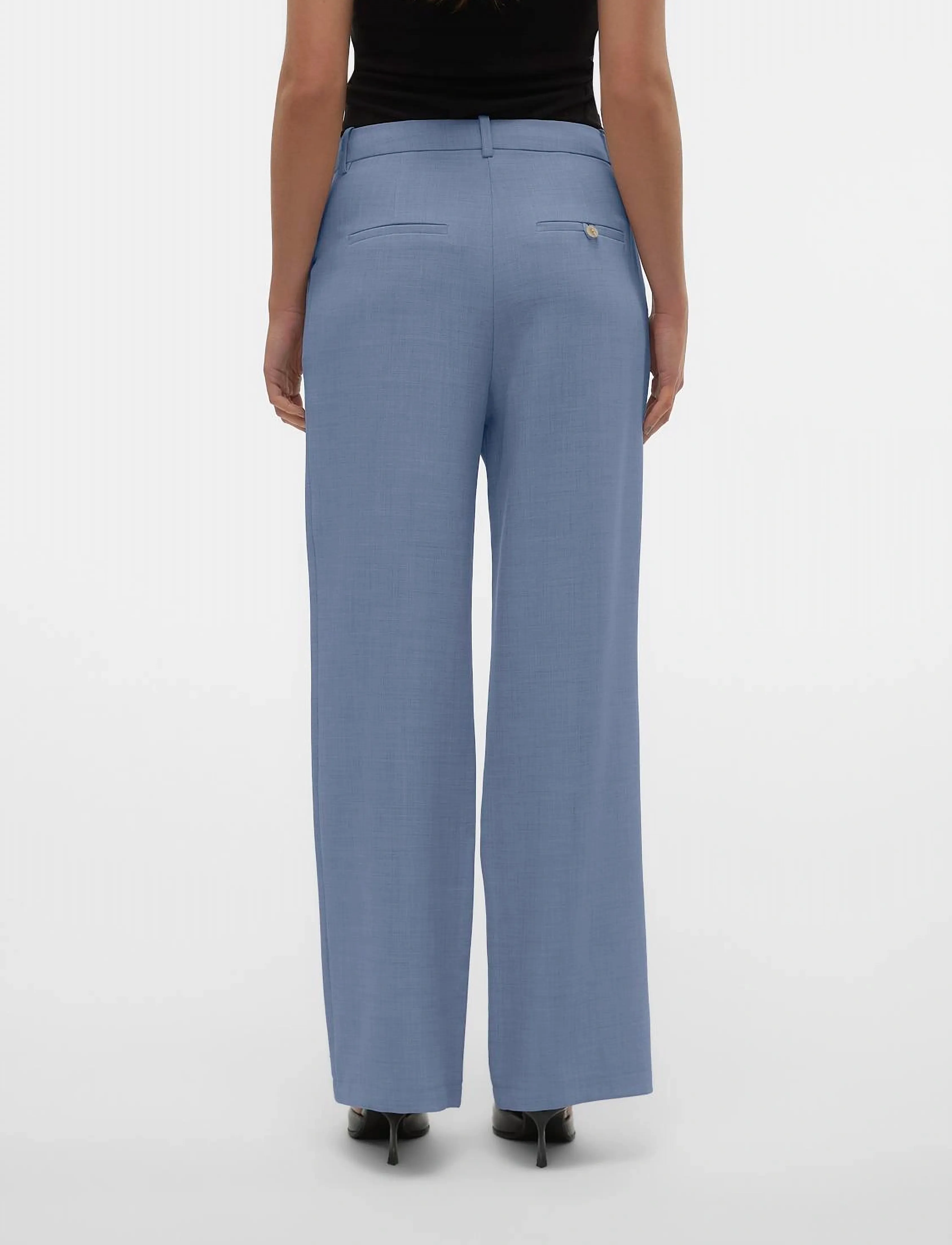 VERO MODA Vmcassidy Mw Wide Pant Noos kostymbyxor dam – bild 3
