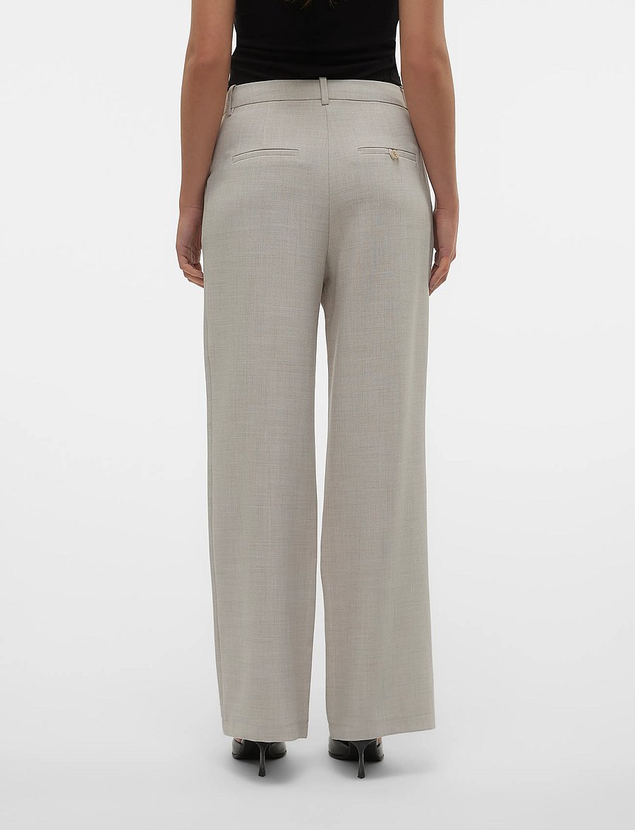 Vero Moda - VMCASSIDY MW WIDE PANT NOOS - anzugshosen - vapor blue - 3