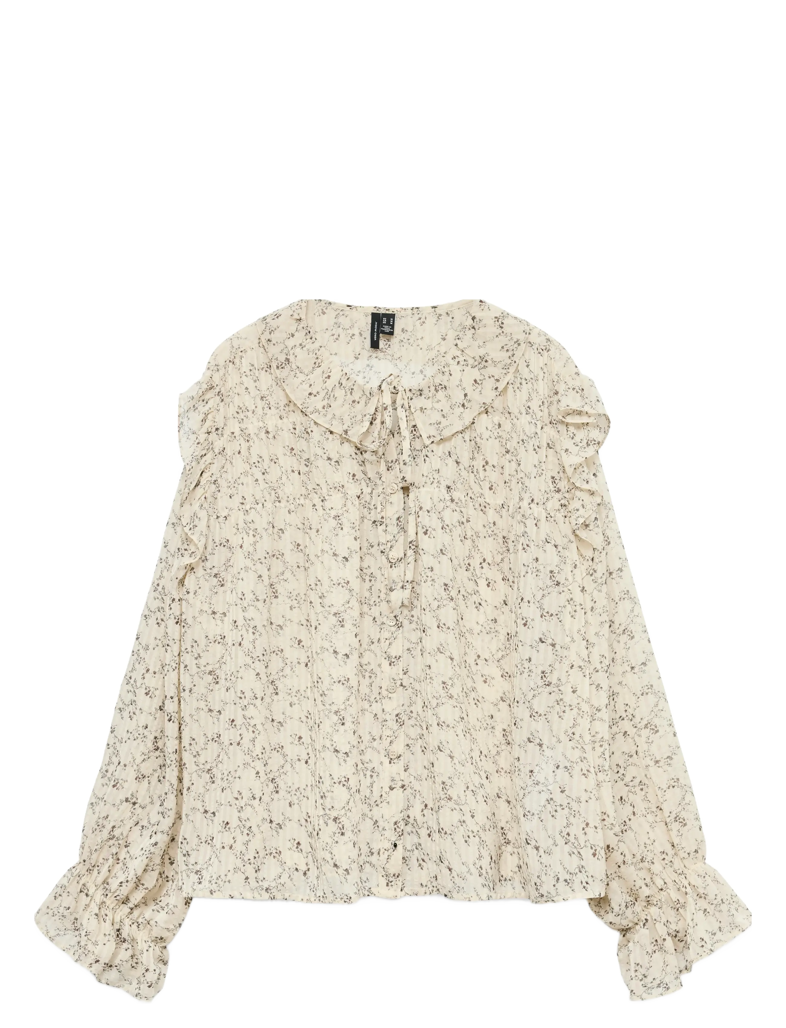 VERO MODA Vmpetra Ls Shirt Wvn Noos Cream - M - Damen