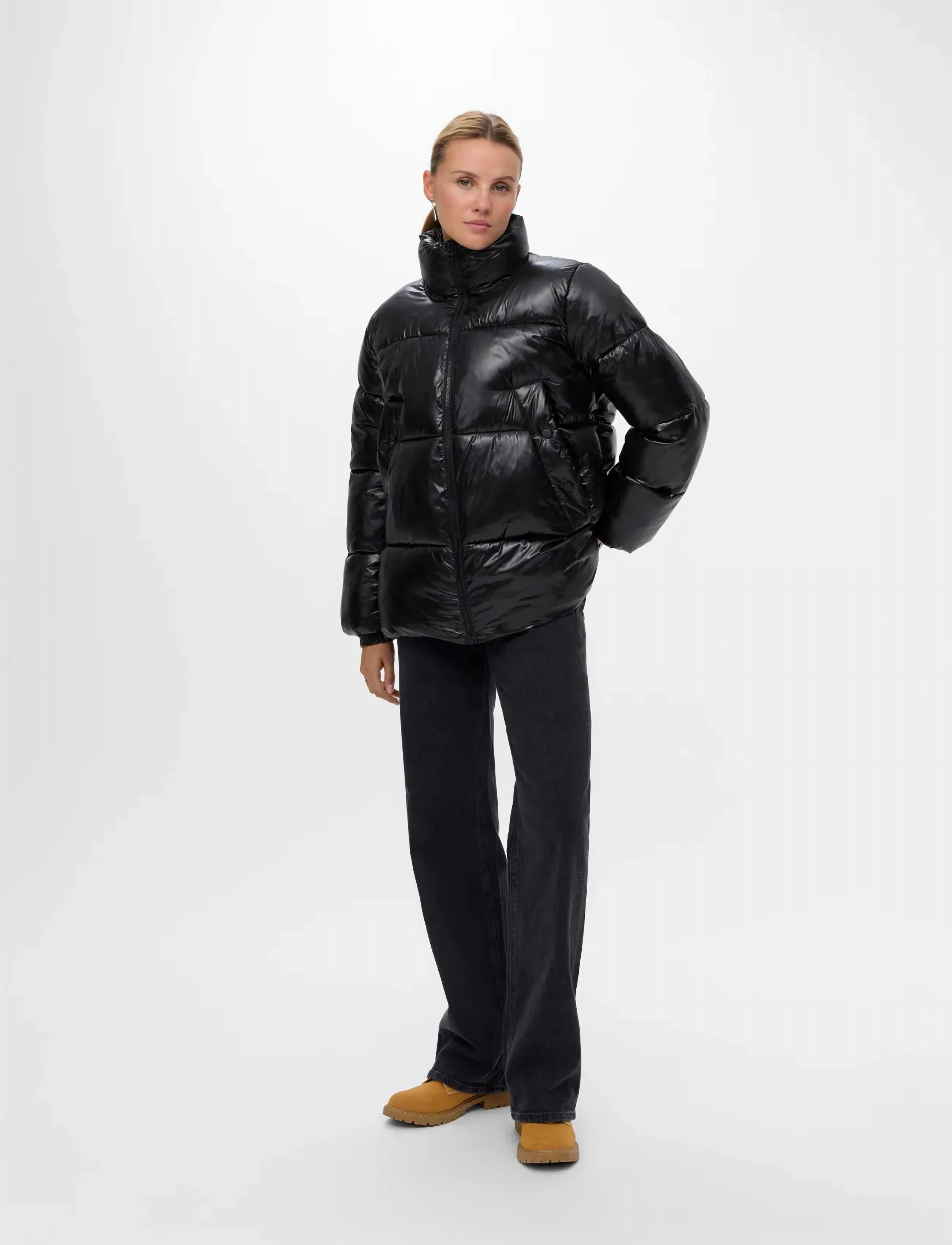 Vero Moda Vmsabrina Short Jacket Ga, S, Black, Jakker > Vatteret Jakke, Dame