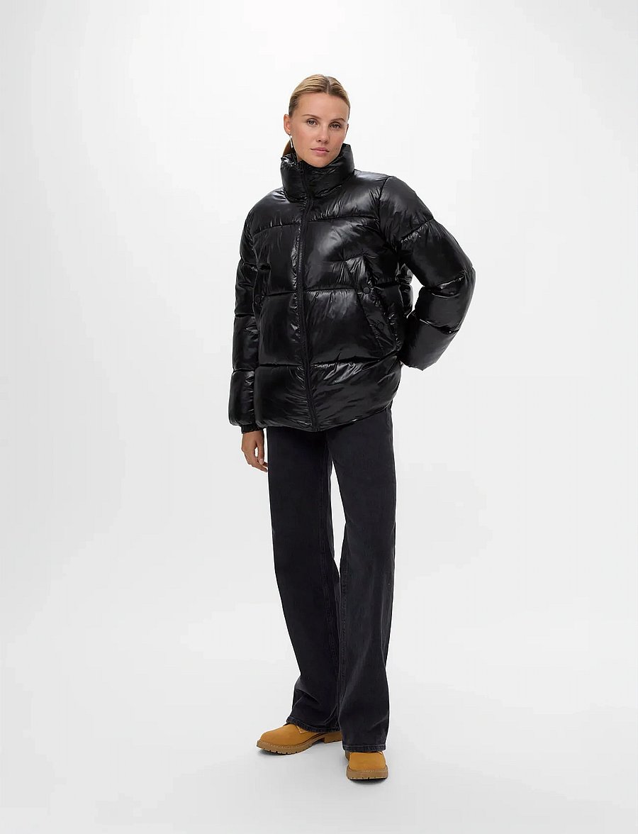 Vero Moda - VMSABRINA SHORT JACKET GA - vinterjackor - black - 0