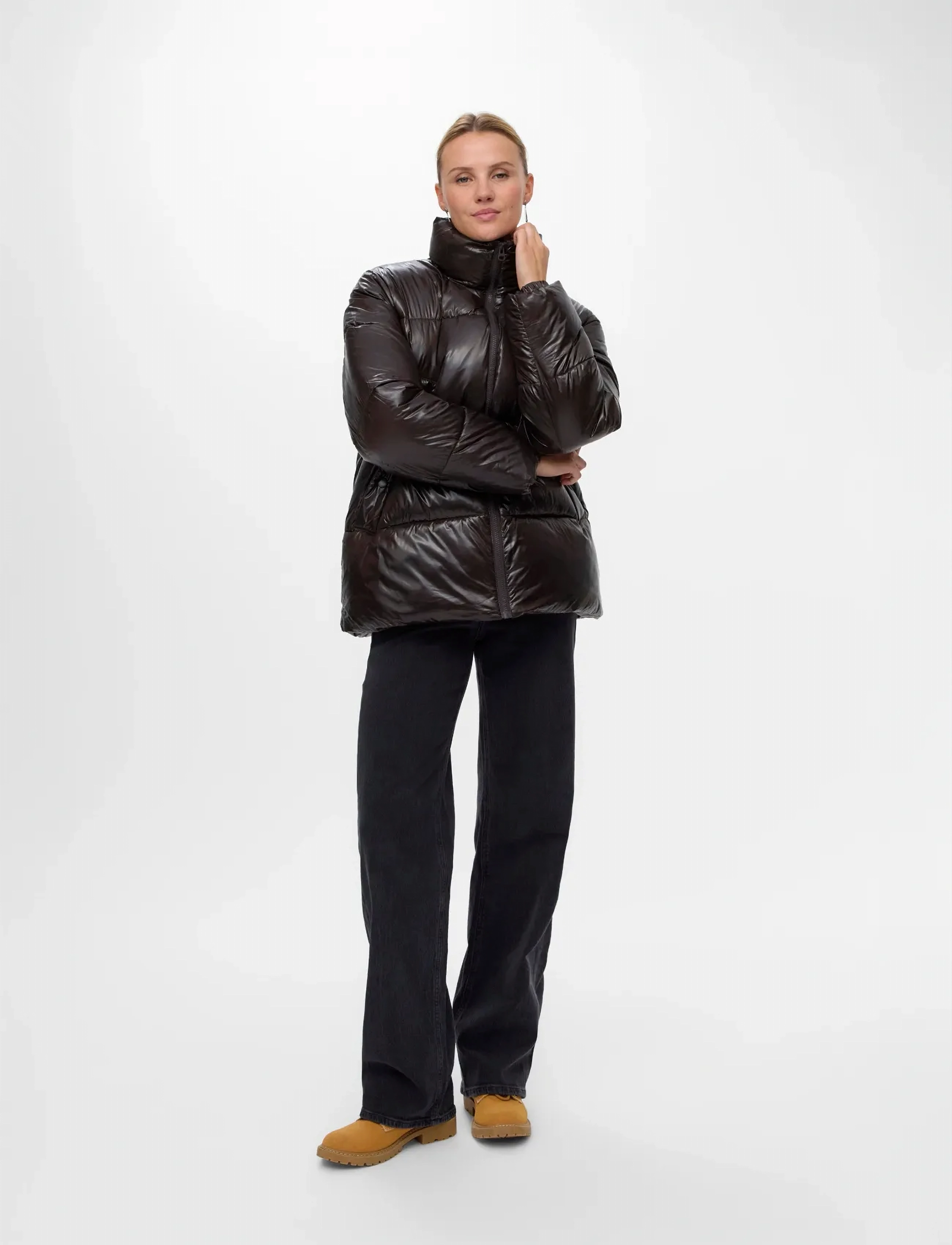 Vero Moda Vmsabrina Short Jacket Ga, XS, Brown, Jakker > Vatteret Jakke, Dame